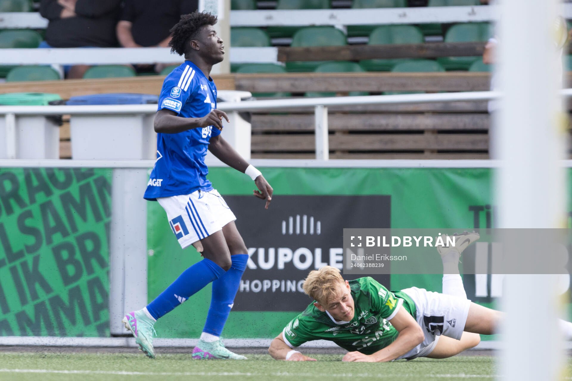 GIF Sundsvalls Kojo Peprah Oppong och Brages Christopher