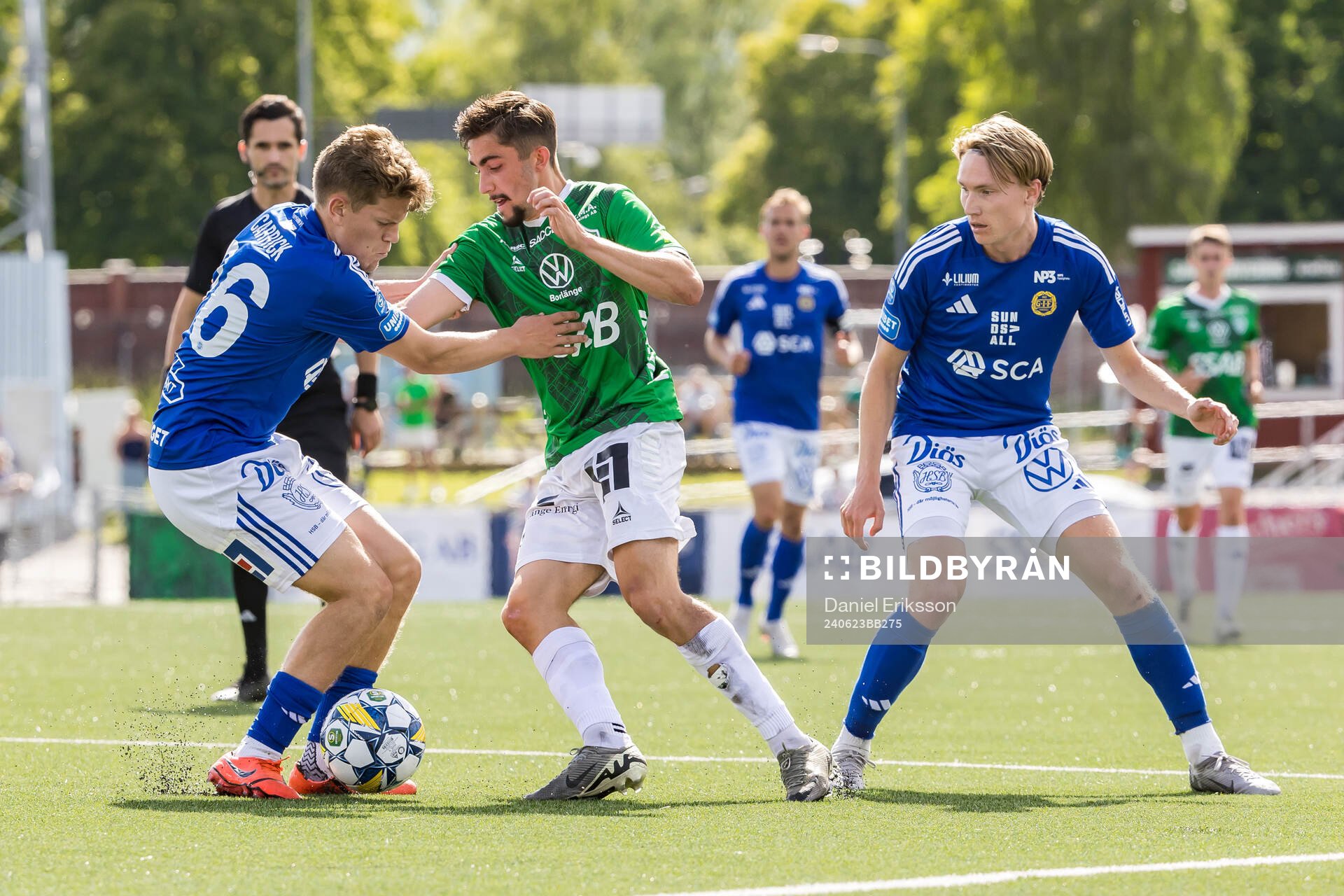 GIF Sundsvalls Edvard Carrick och Brages Emil Tot Wikström