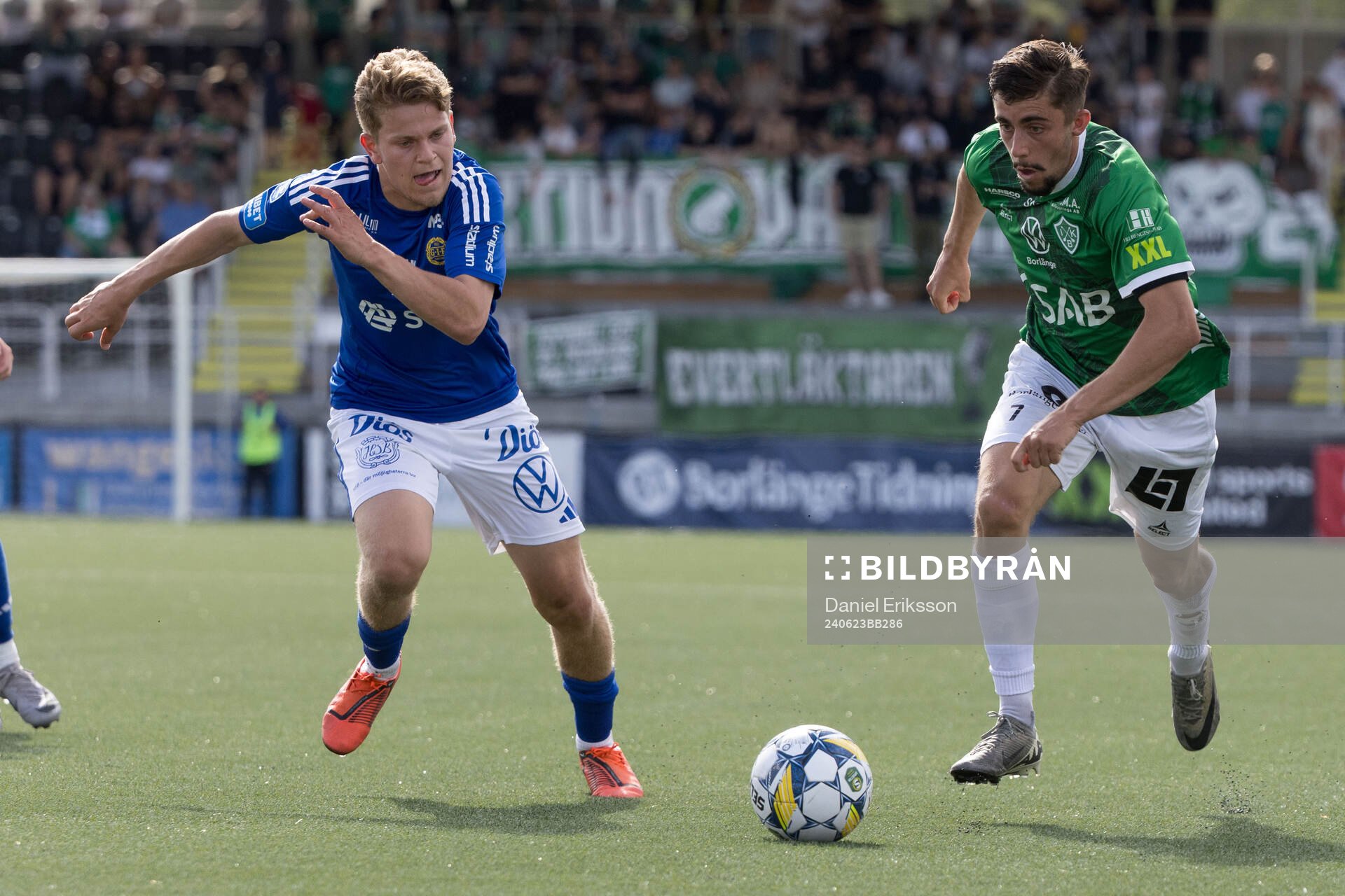 GIF Sundsvalls Edvard Carrick och Brages Emil Tot Wikström