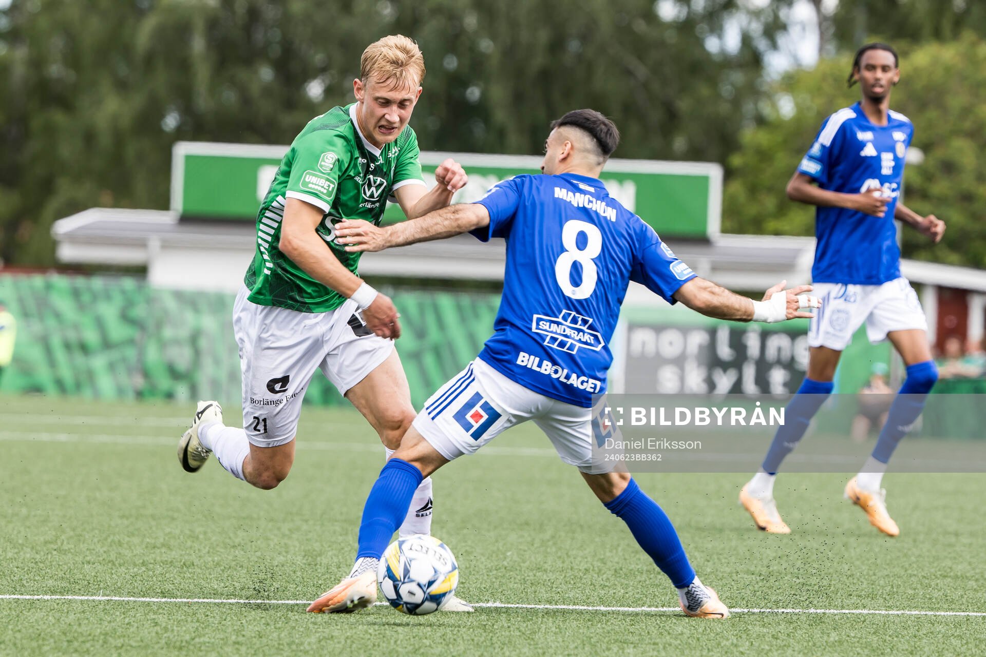 Brages Henry Sletsjøe och GIF Sundsvalls Marc Manchon
