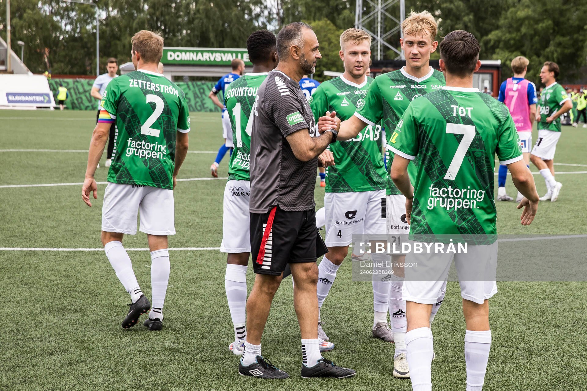Brages spelarna jublar