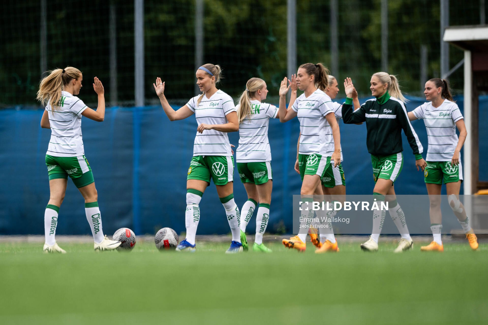 Hammarbys Eva Nyström och Emma Westin