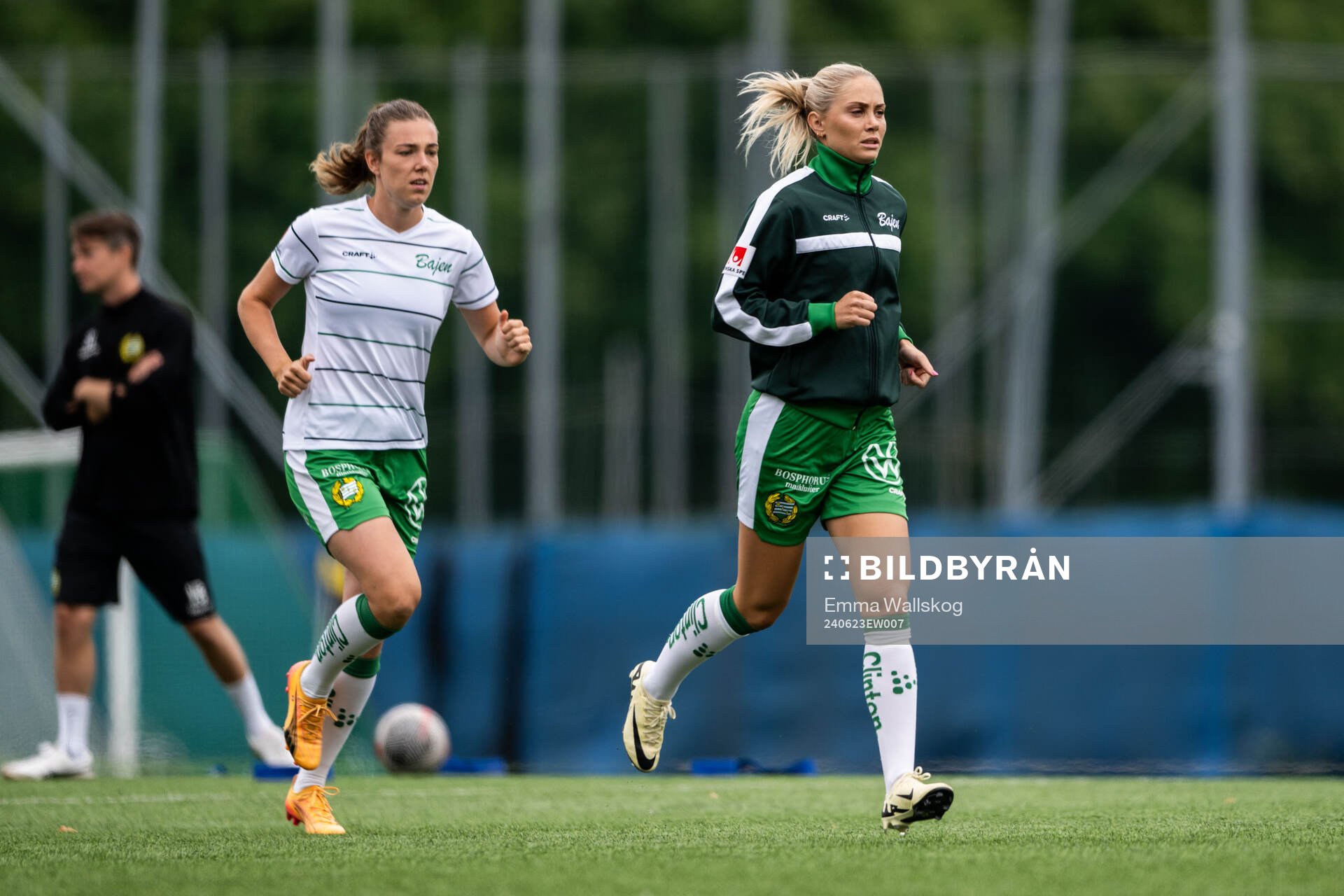 Hammarbys Emma Westin och Alice Carlsson