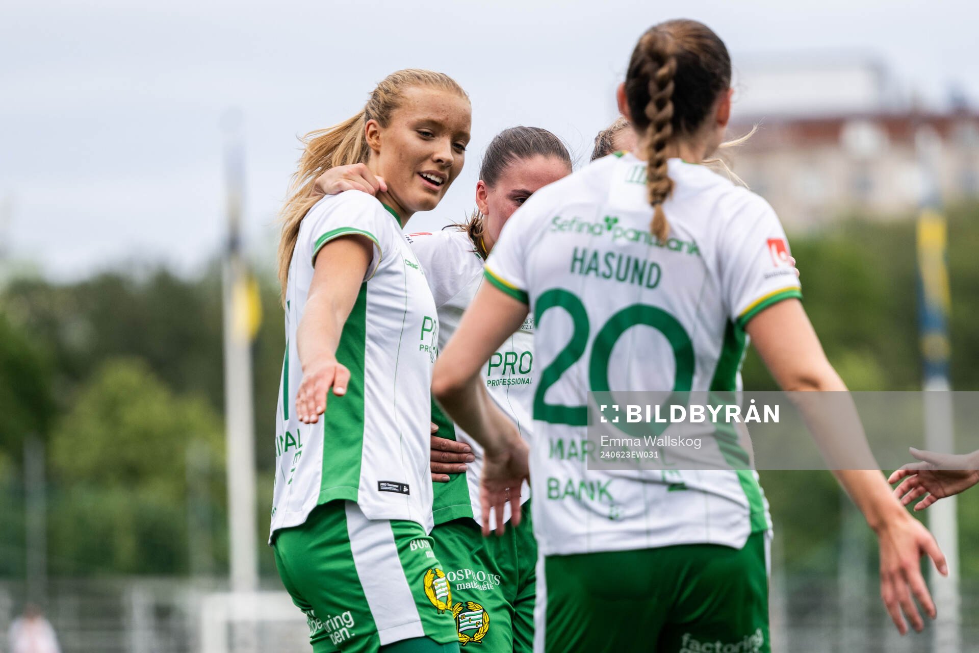 Hammarbys Smilla Holmberg jublar