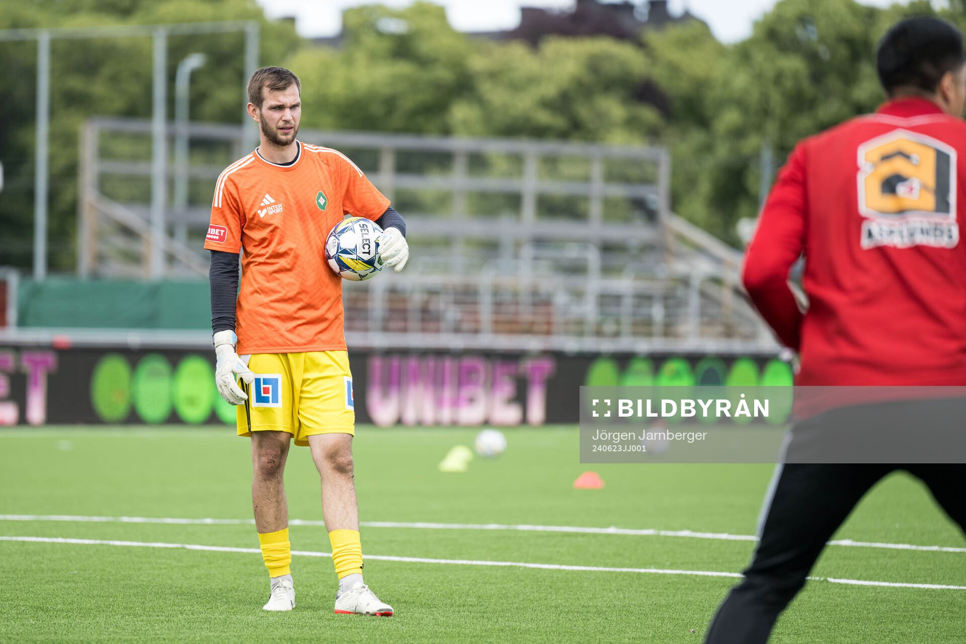 Skövde AIKs målvakt Markus Fröjd