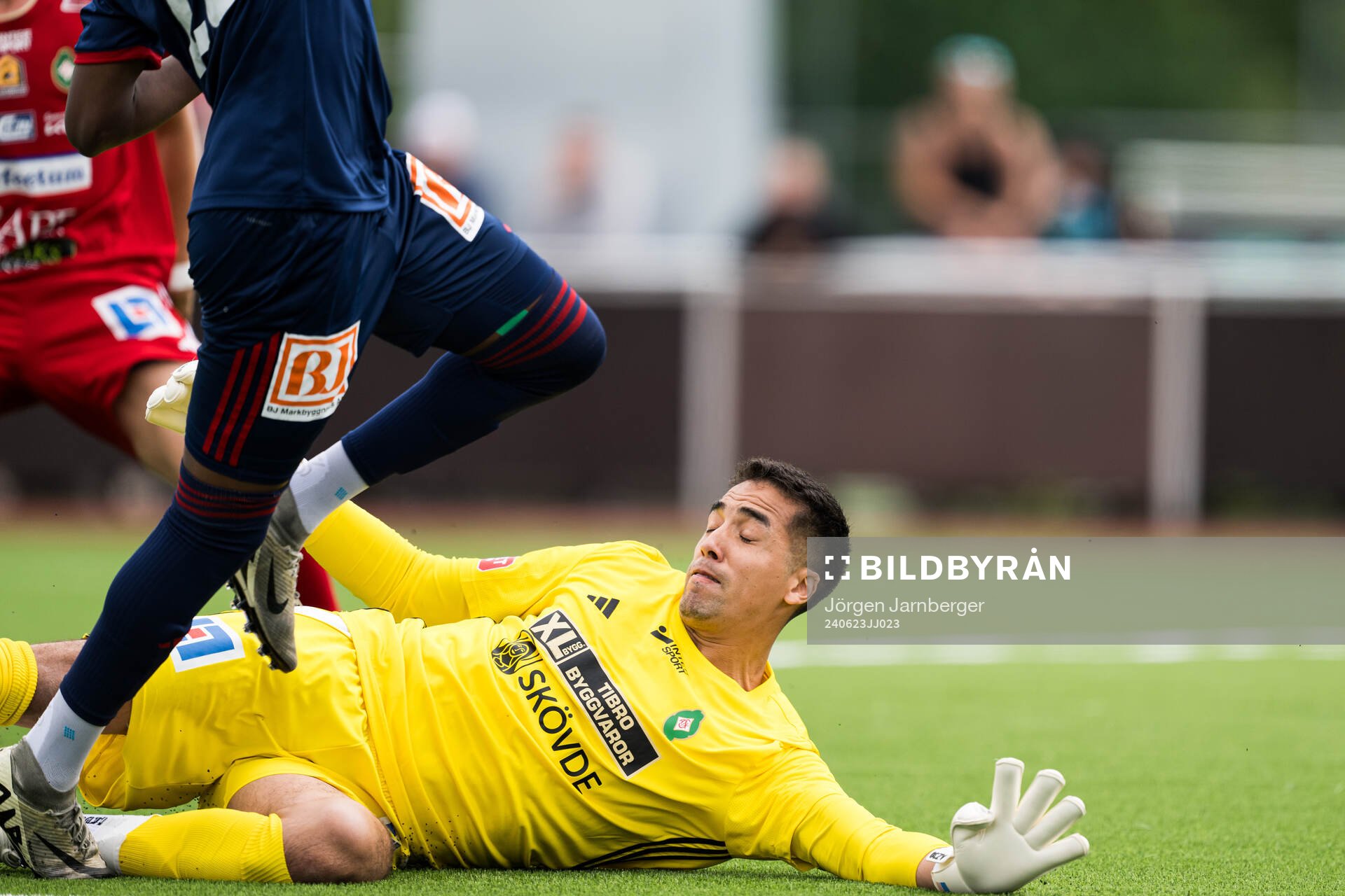 Skövde AIKs målvakt Adrian Zendejas