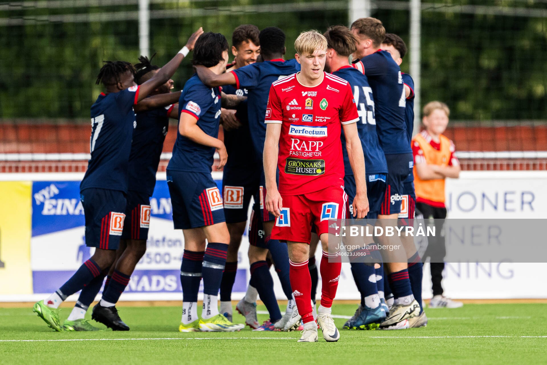Skövde AIKs Emil Skillermo deppar