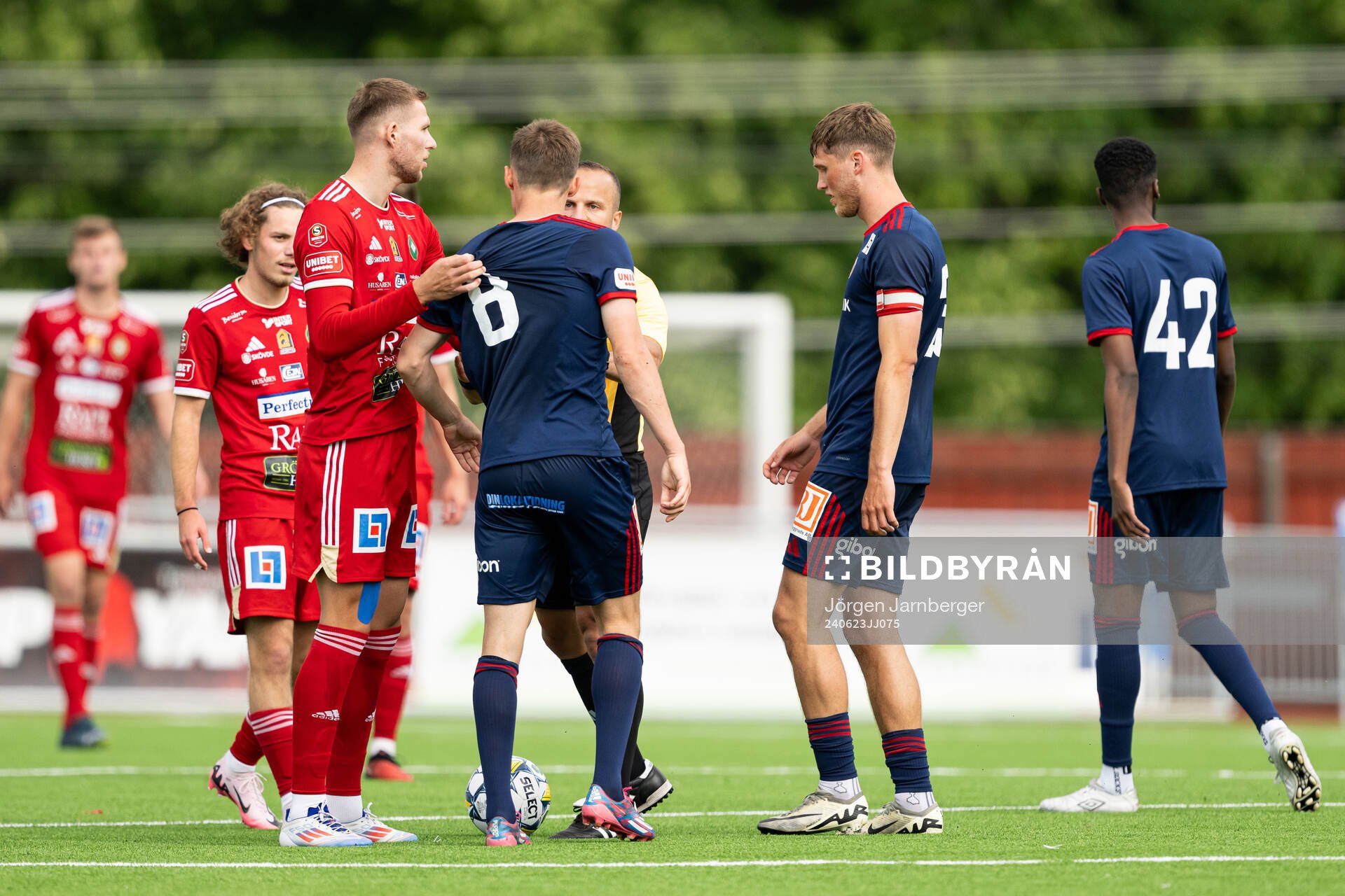 Irriterat mellan spelarna