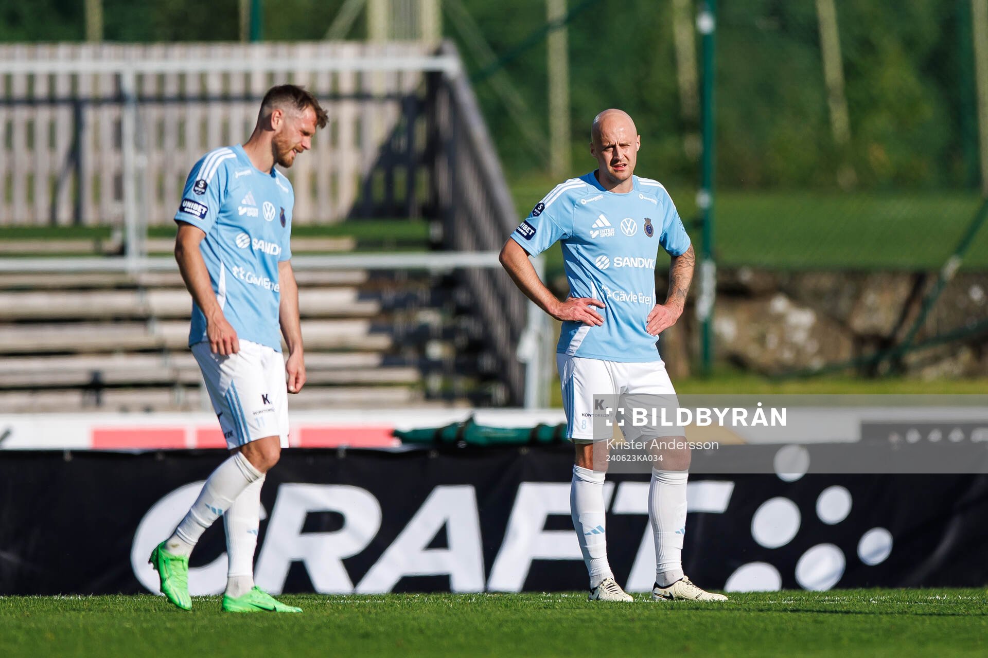 Gefles Leo Englund och Anton Lundin deppar