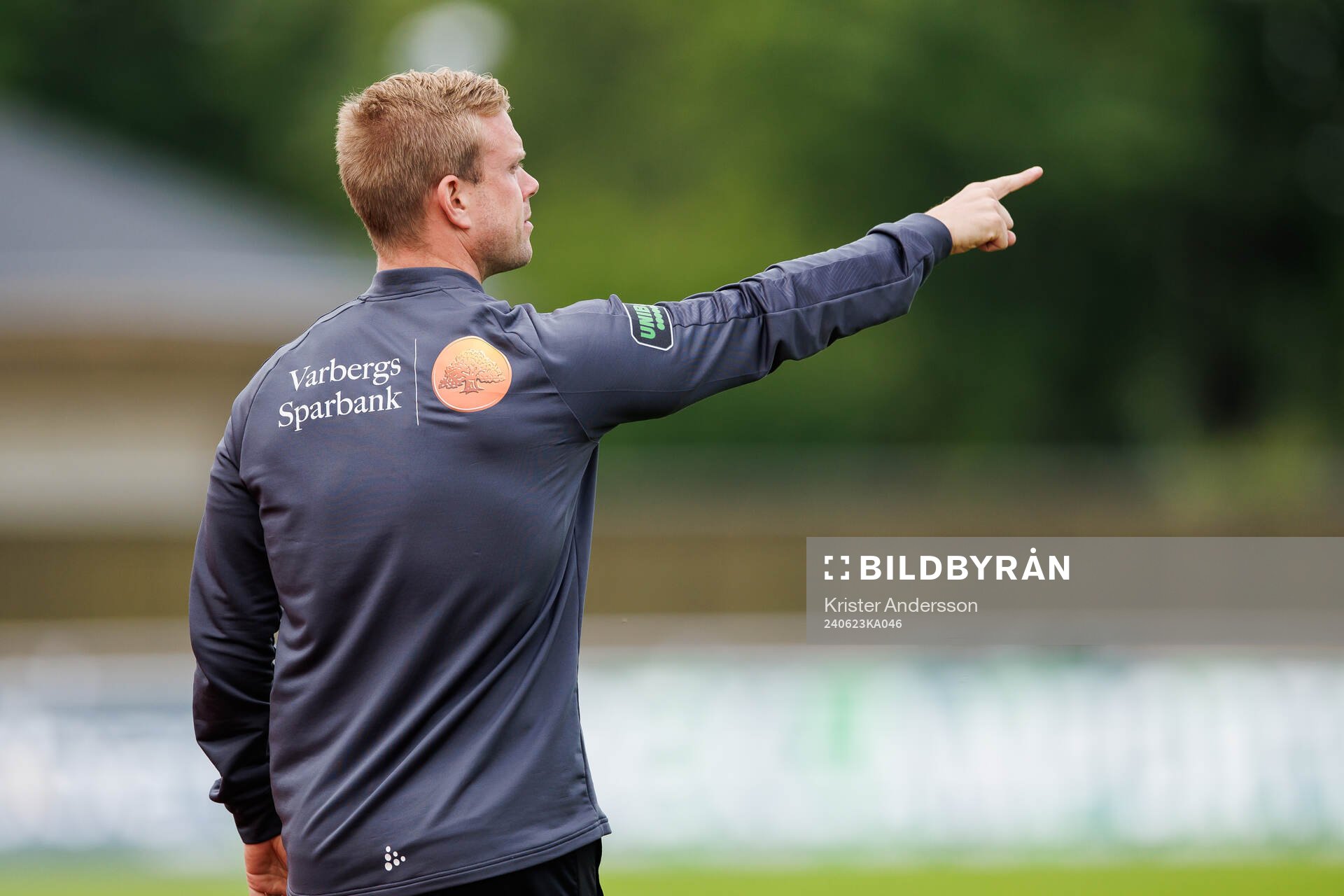 Varbergs assisterande tränare Victor Salwén