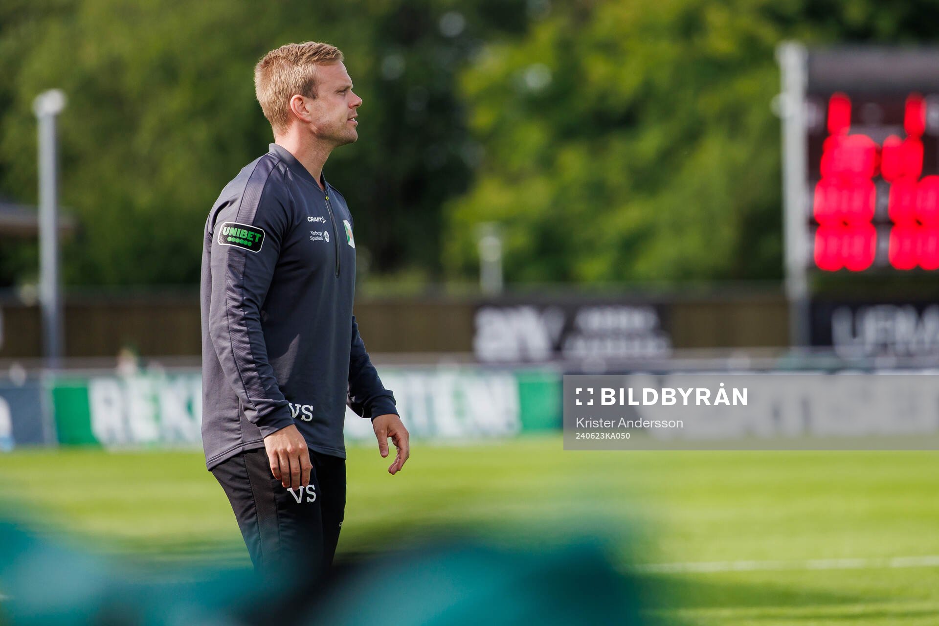 Varbergs assisterande tränare Victor Salwén