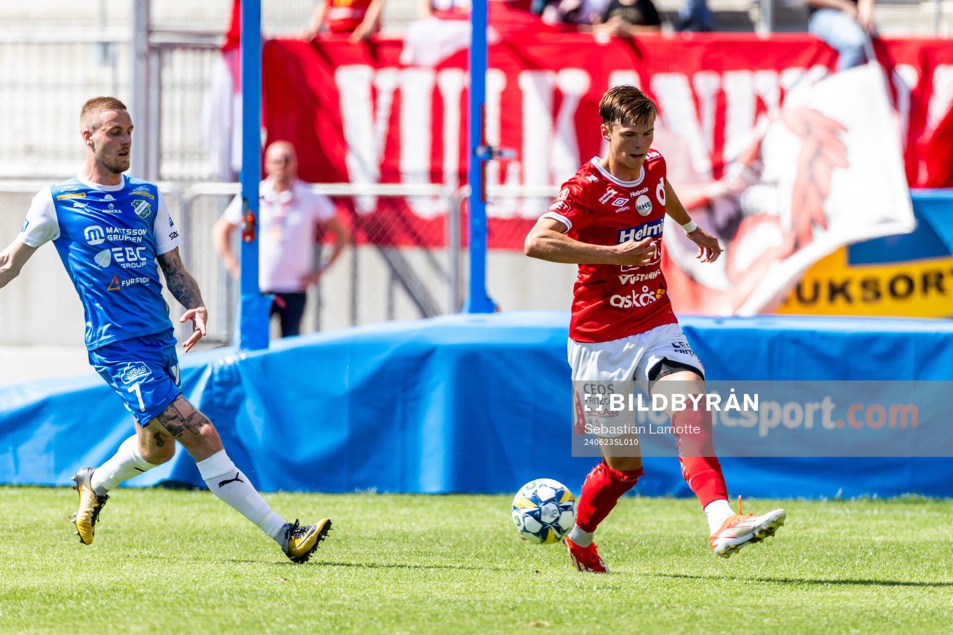 IK Oddevolds Filip Karlin och Degerfors Oscar Wallin