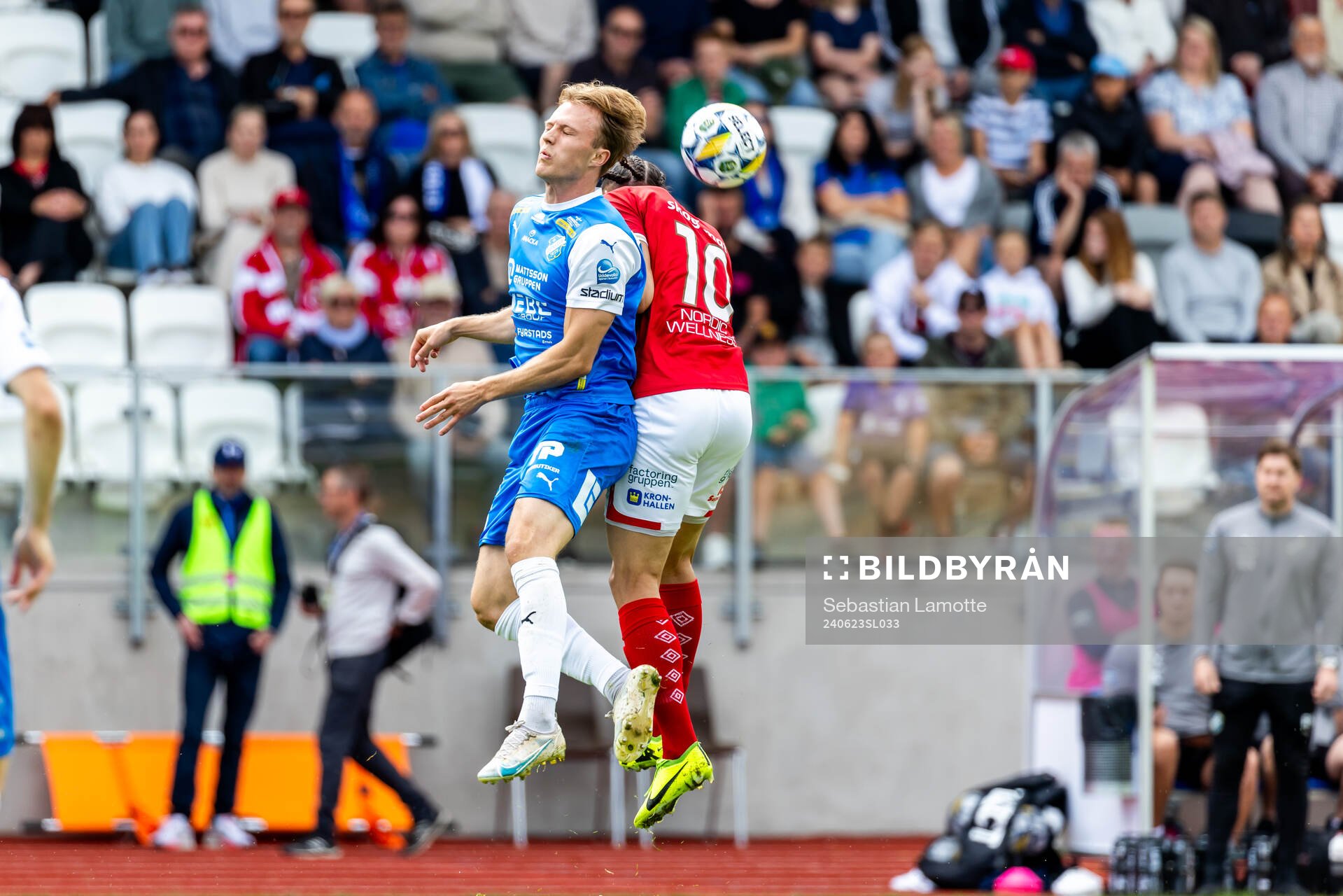 IK Oddevolds Gabriel Sandberg och Degerfors Dijan Vukojevic