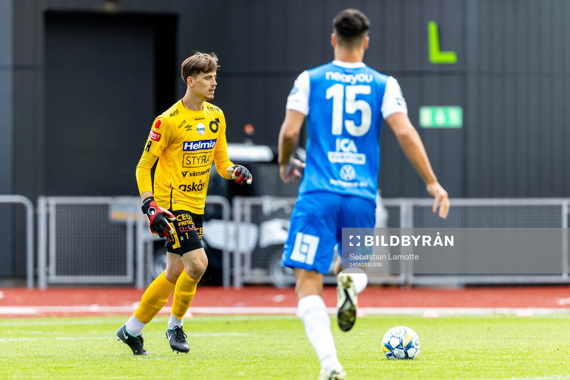 Degerfors målvakt Wille Jakobsson