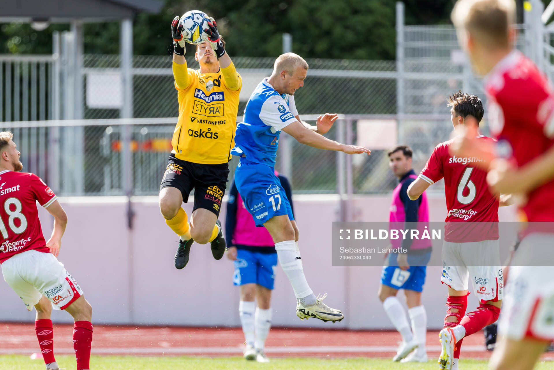 Degerfors Wille Jakobsson och IK Oddevolds Olle Kjellman