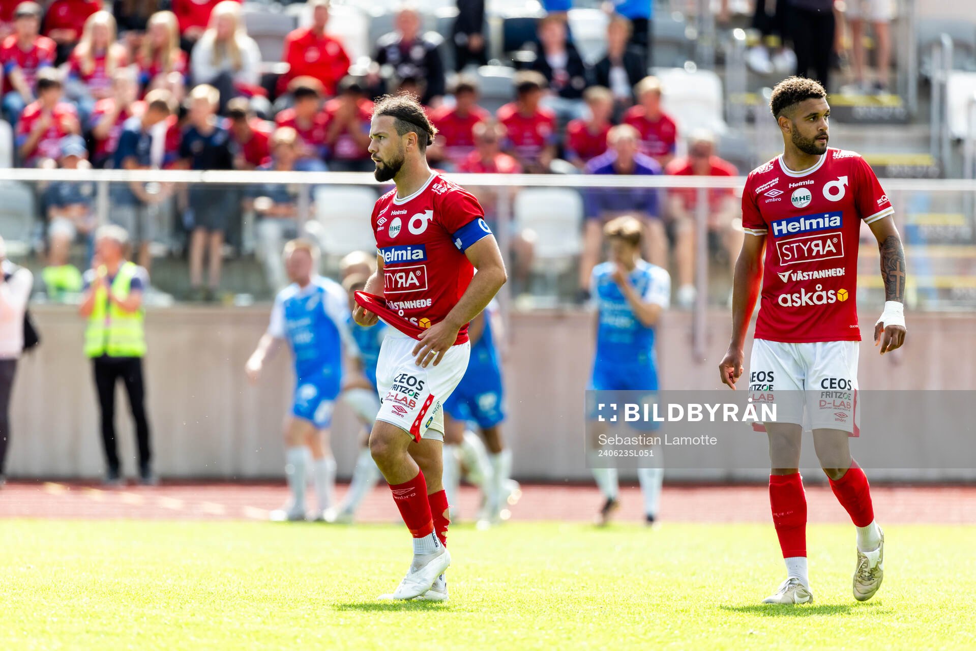 Degerfors Bernardo Gil Coutinho Morgado och Abdelkarim