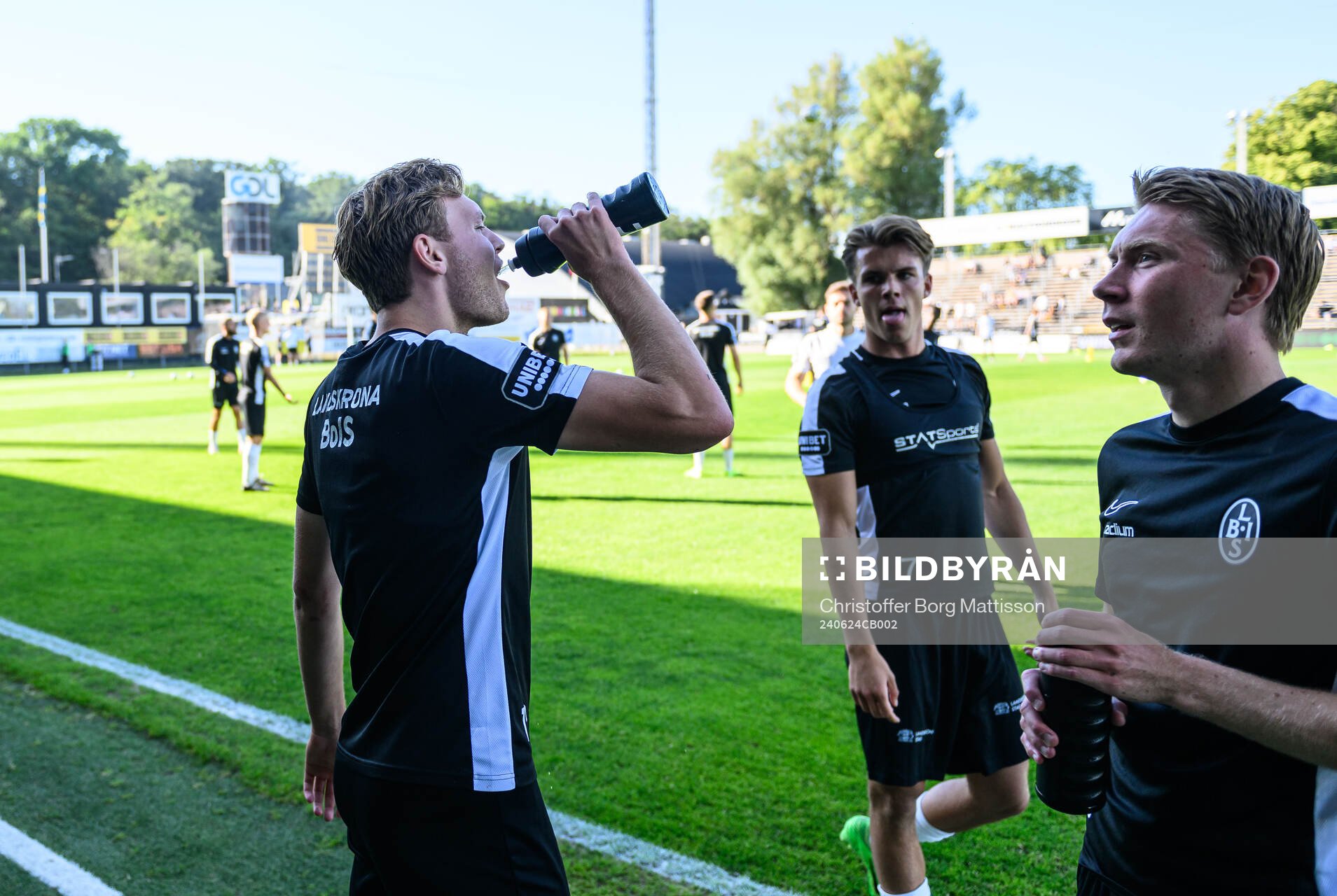 Landskronas Melker Jonsson, Victor Karlsson och Adam Egnell