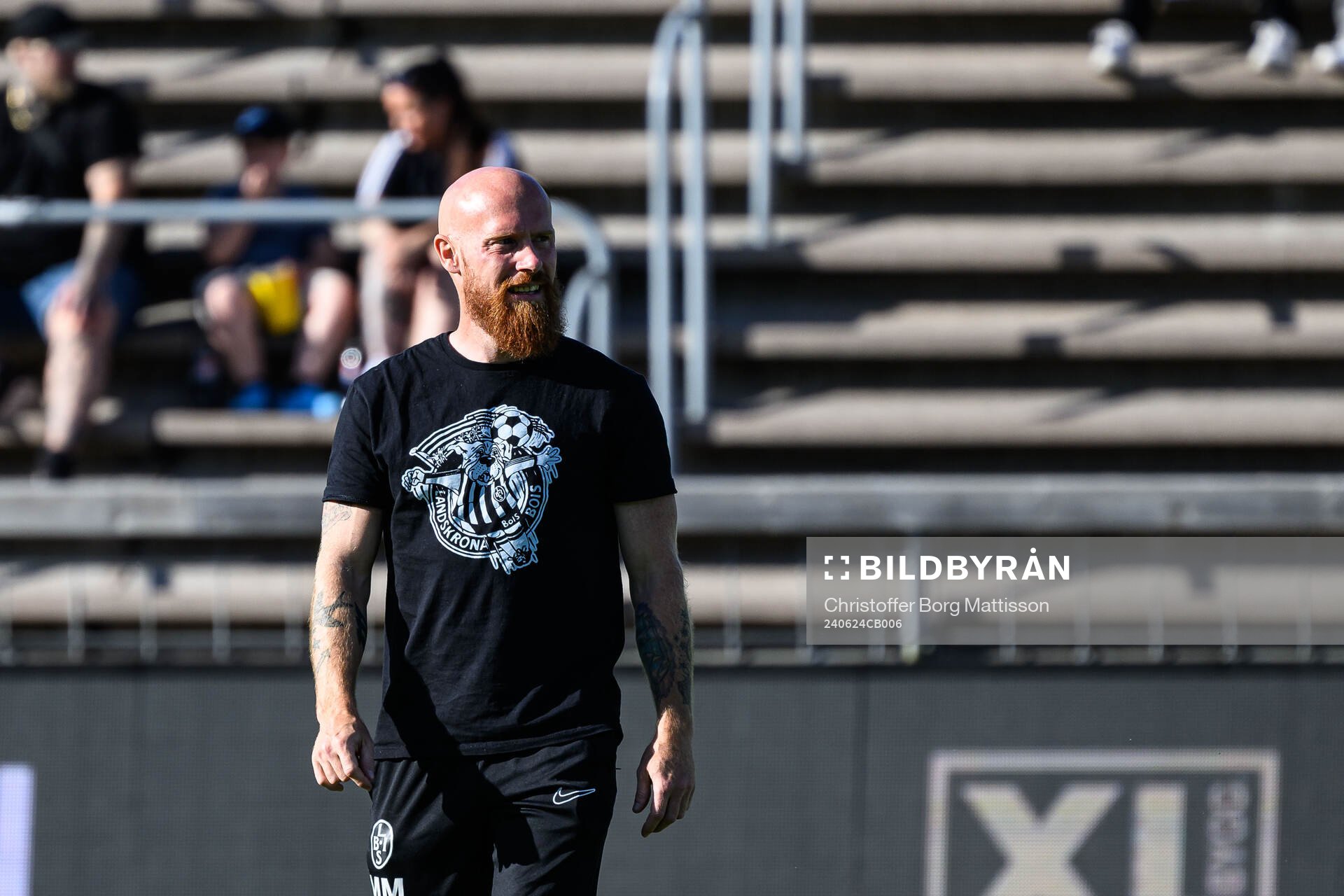 Landskronas tränare Max Mölder