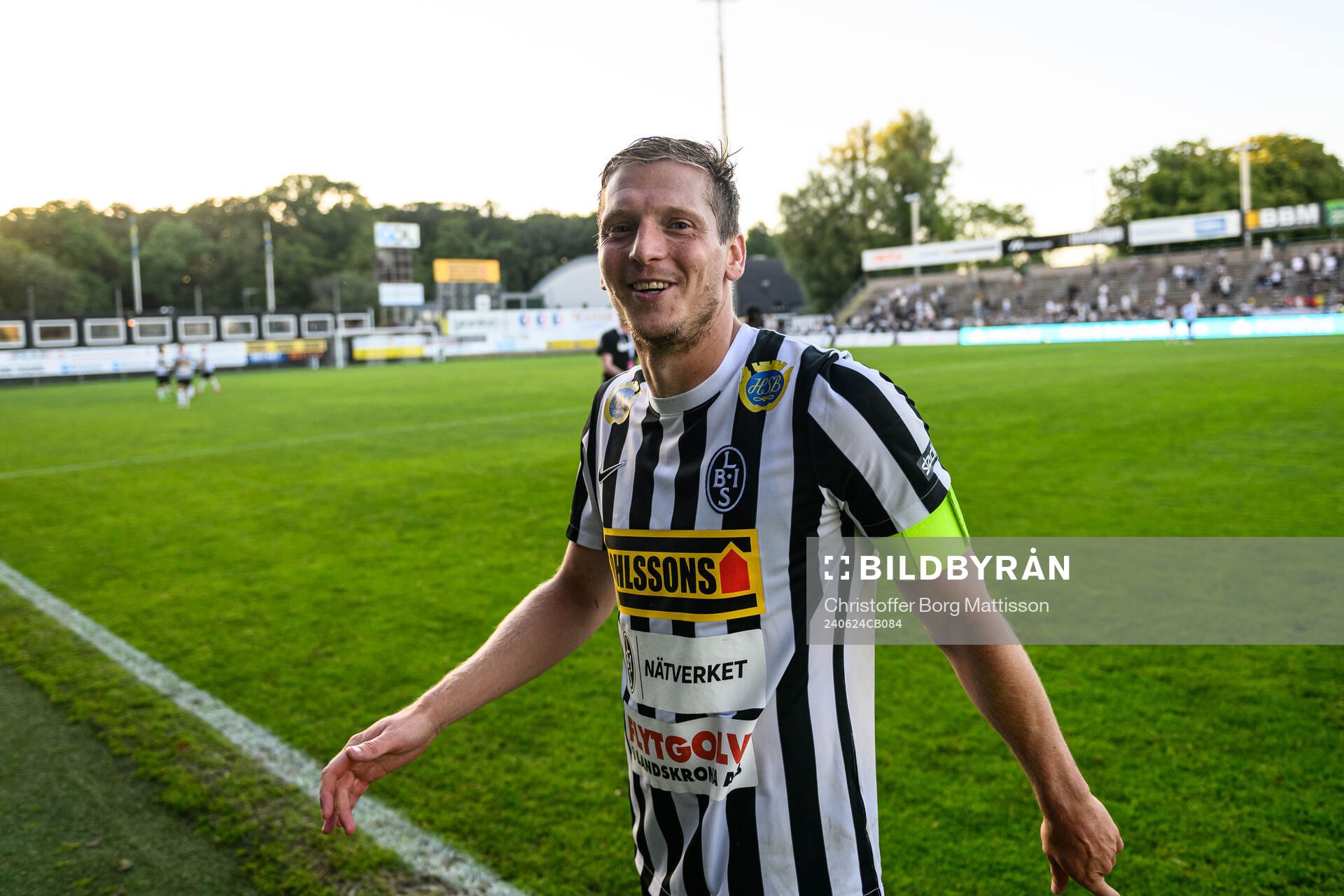 Landskronas Philip Andersson jublar