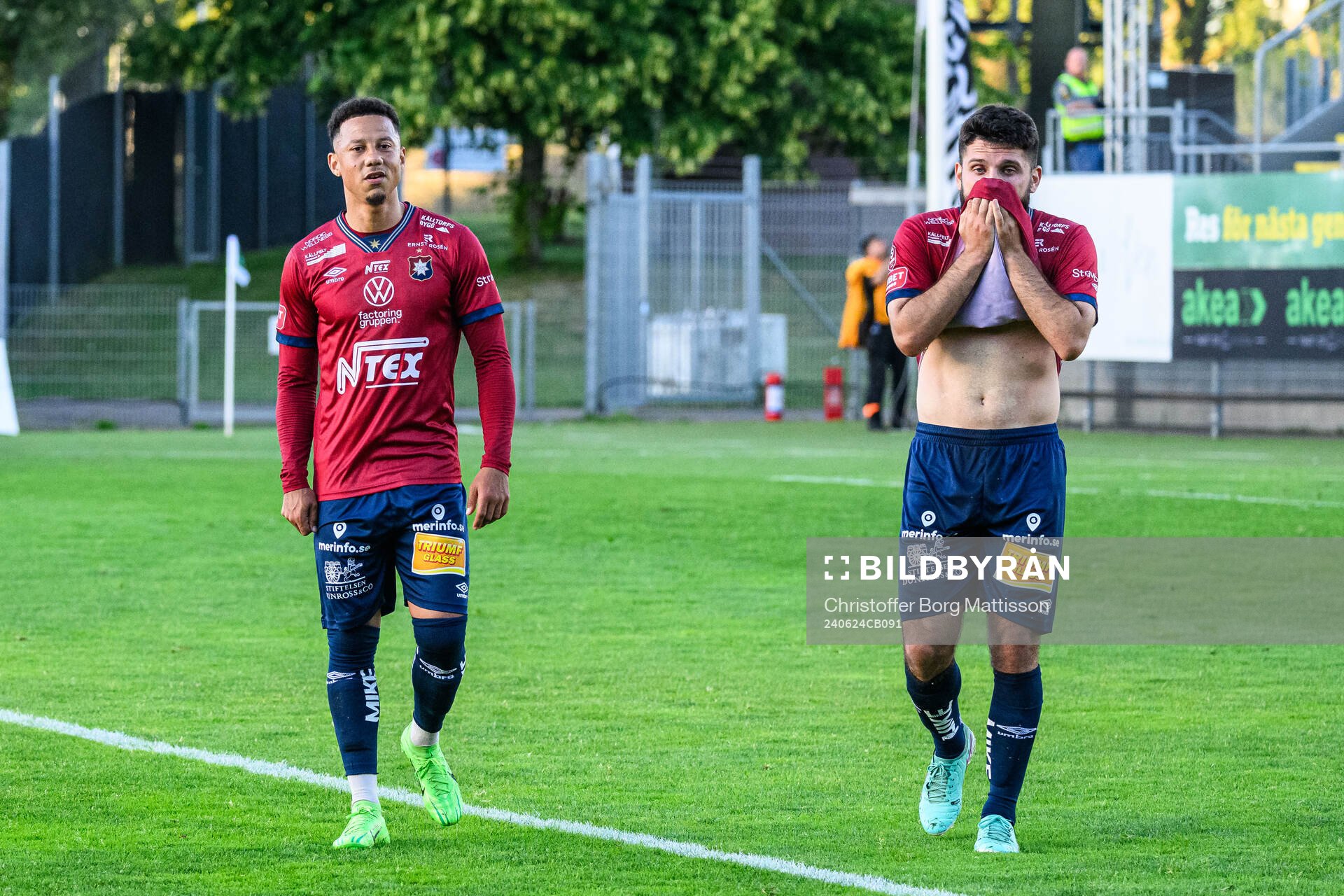 Örgrytes Tobias Sana och Edi Sylisufaj deppar