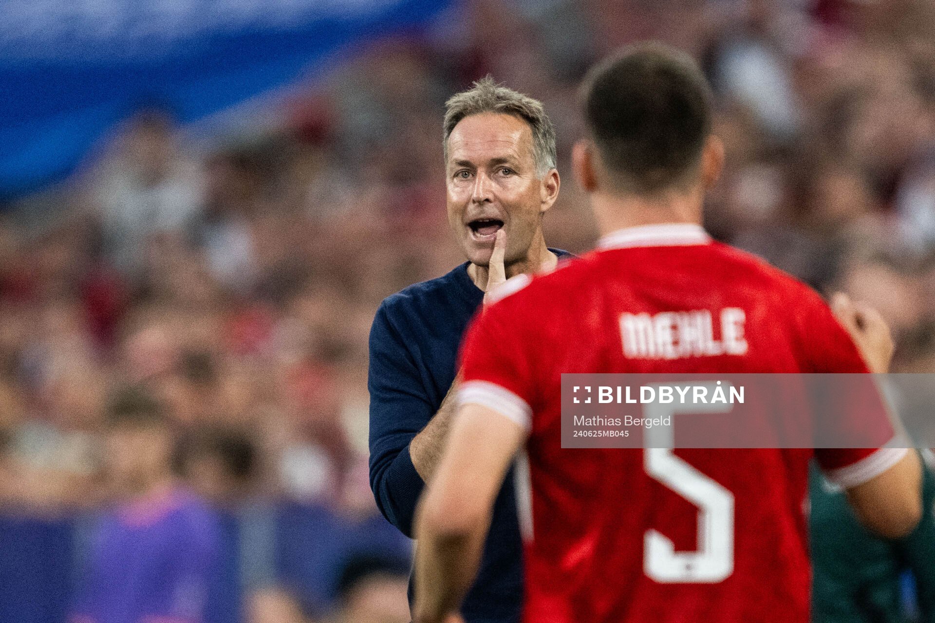 Head coach Kasper Hjulmand of Denmark