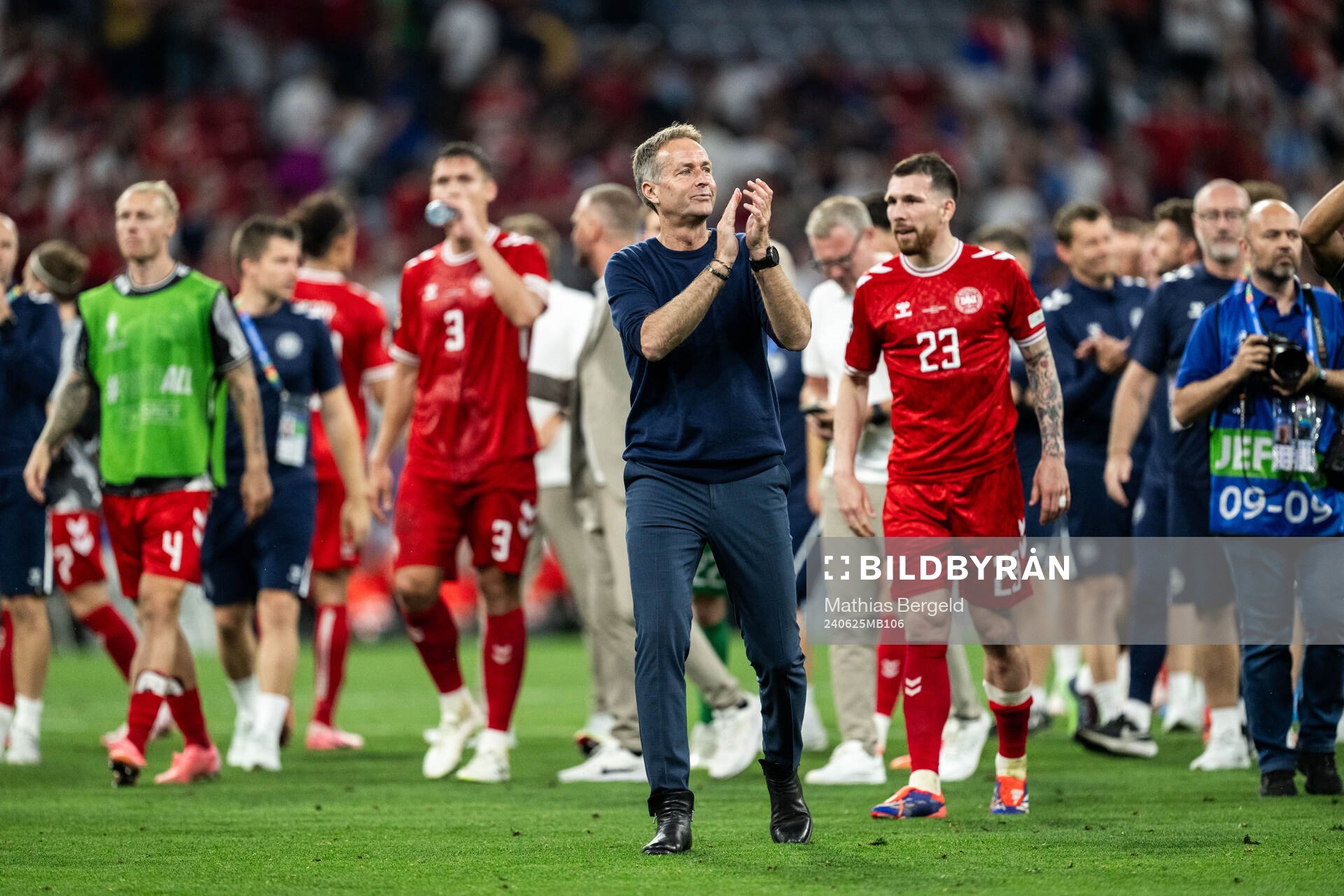 Head coach Kasper Hjulmand of Denmark