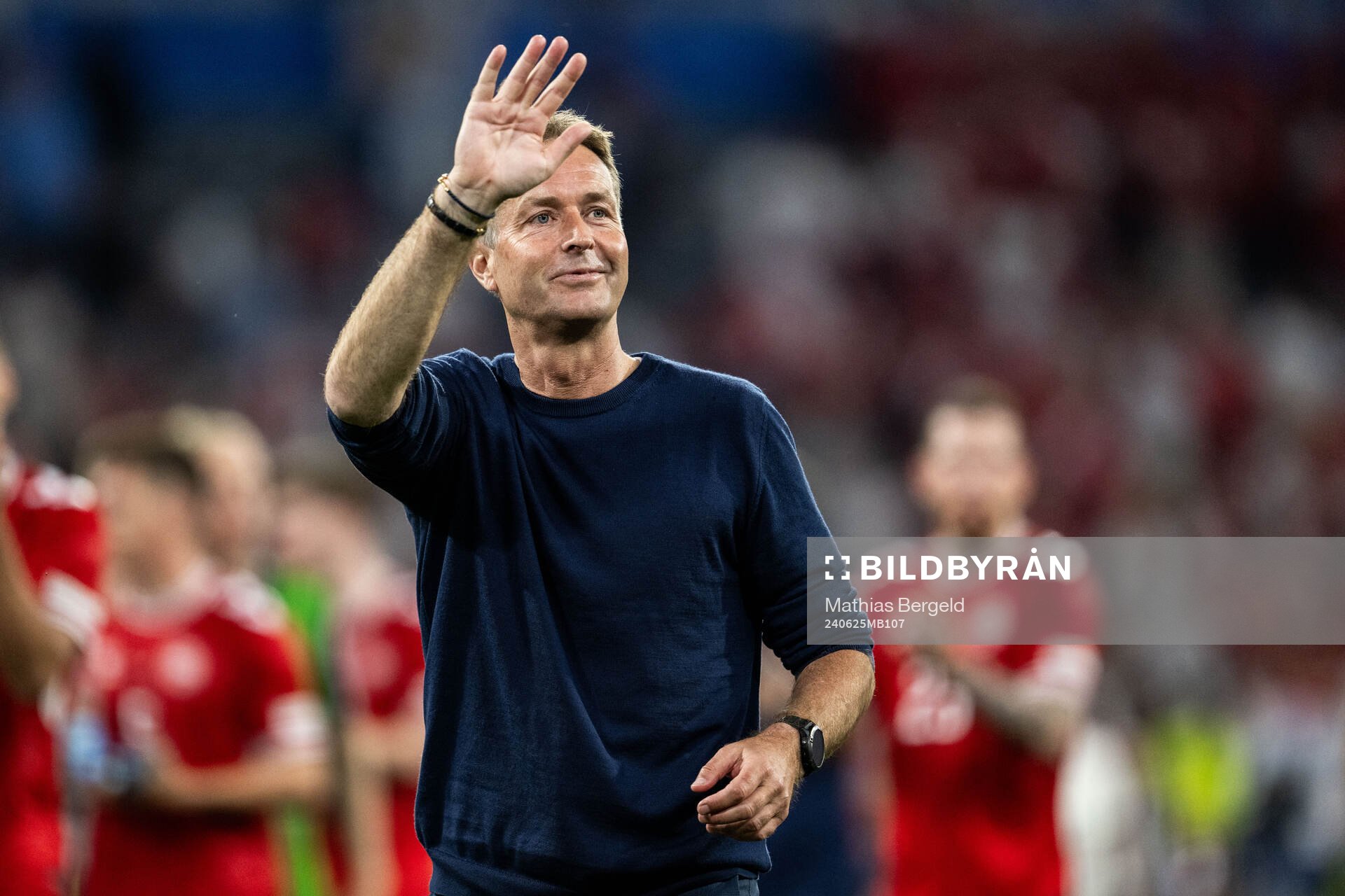 Head coach Kasper Hjulmand of Denmark