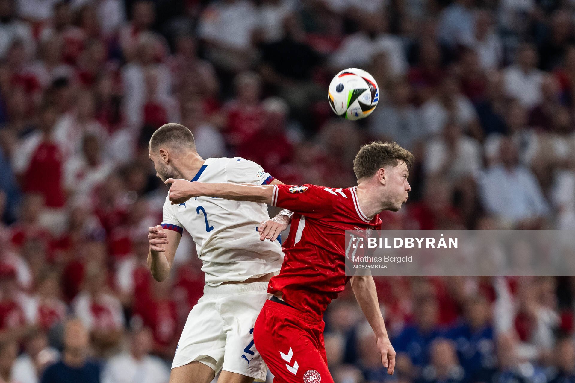 Strahinja Pavlovic of Serbia and Andreas Skov Olsen of