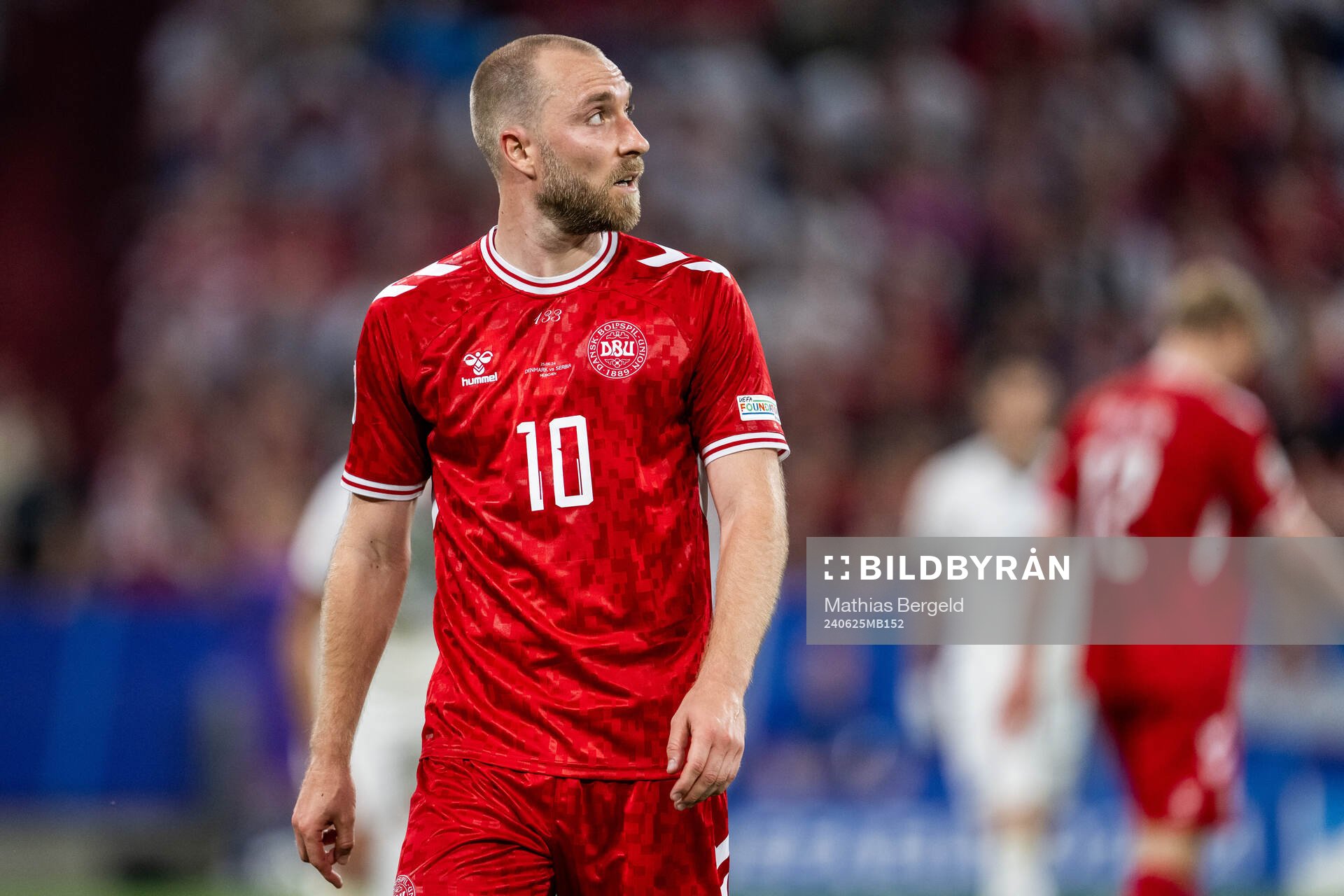 Christian Eriksen of Denmark