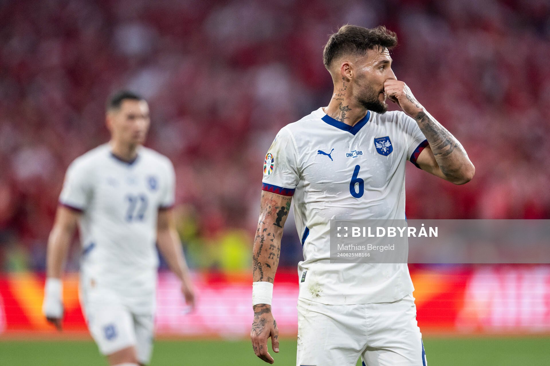 Nemanja Gudelj of Serbia