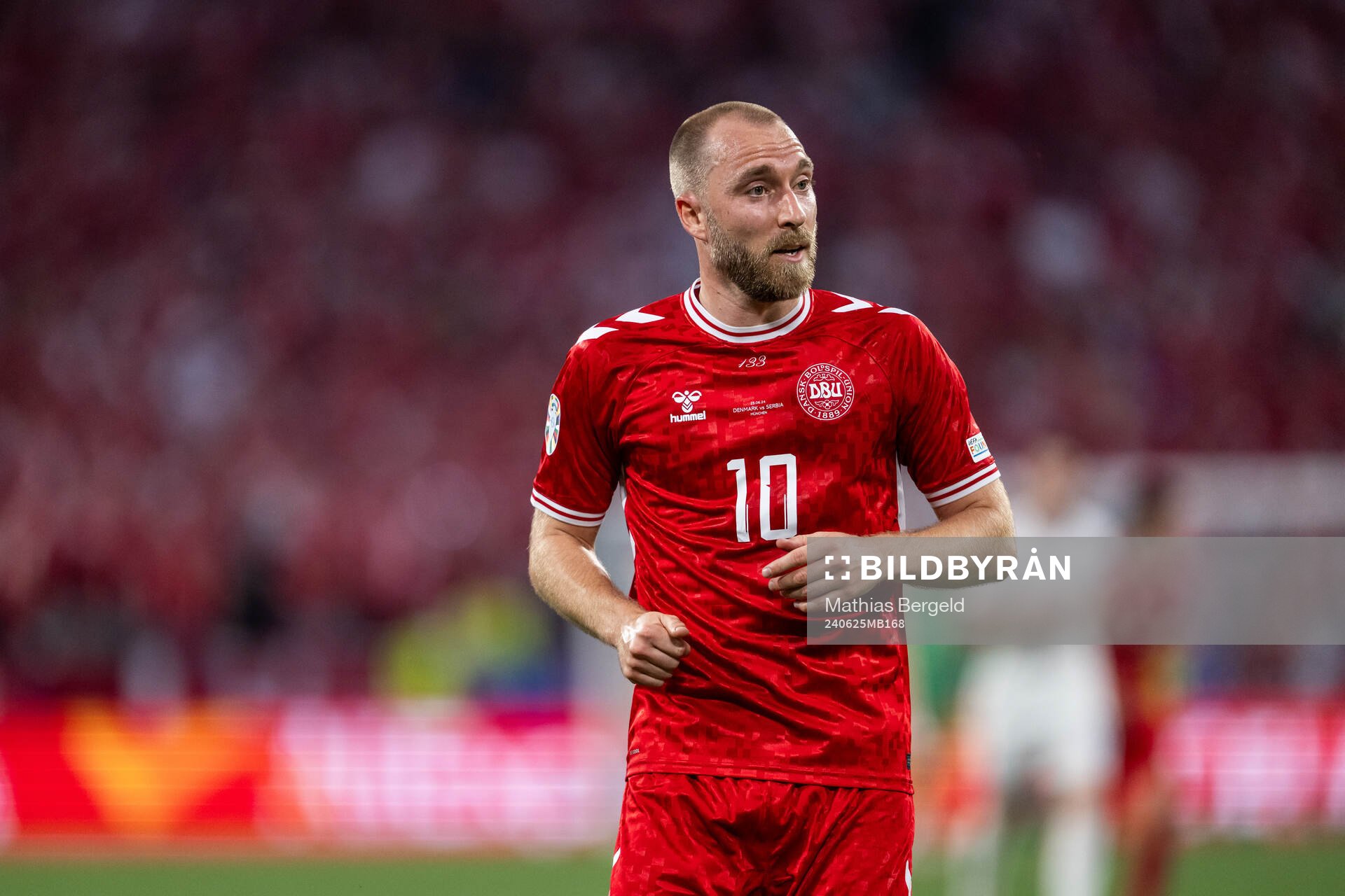 Christian Eriksen of Denmark