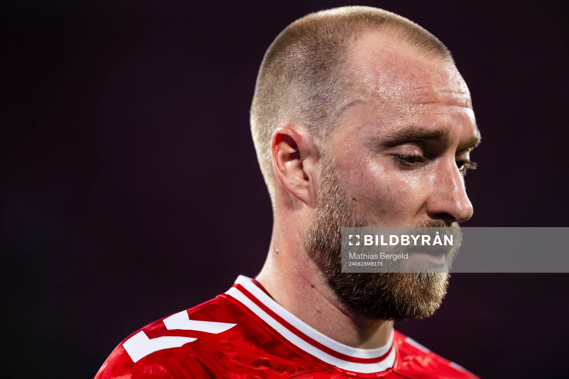 Christian Eriksen of Denmark