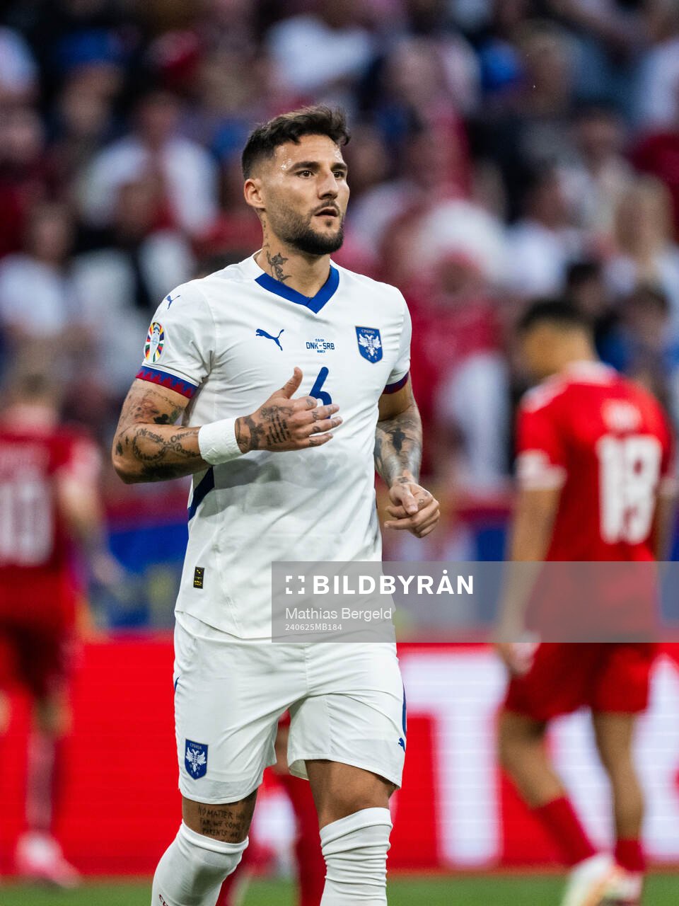 Nemanja Gudelj of Serbia