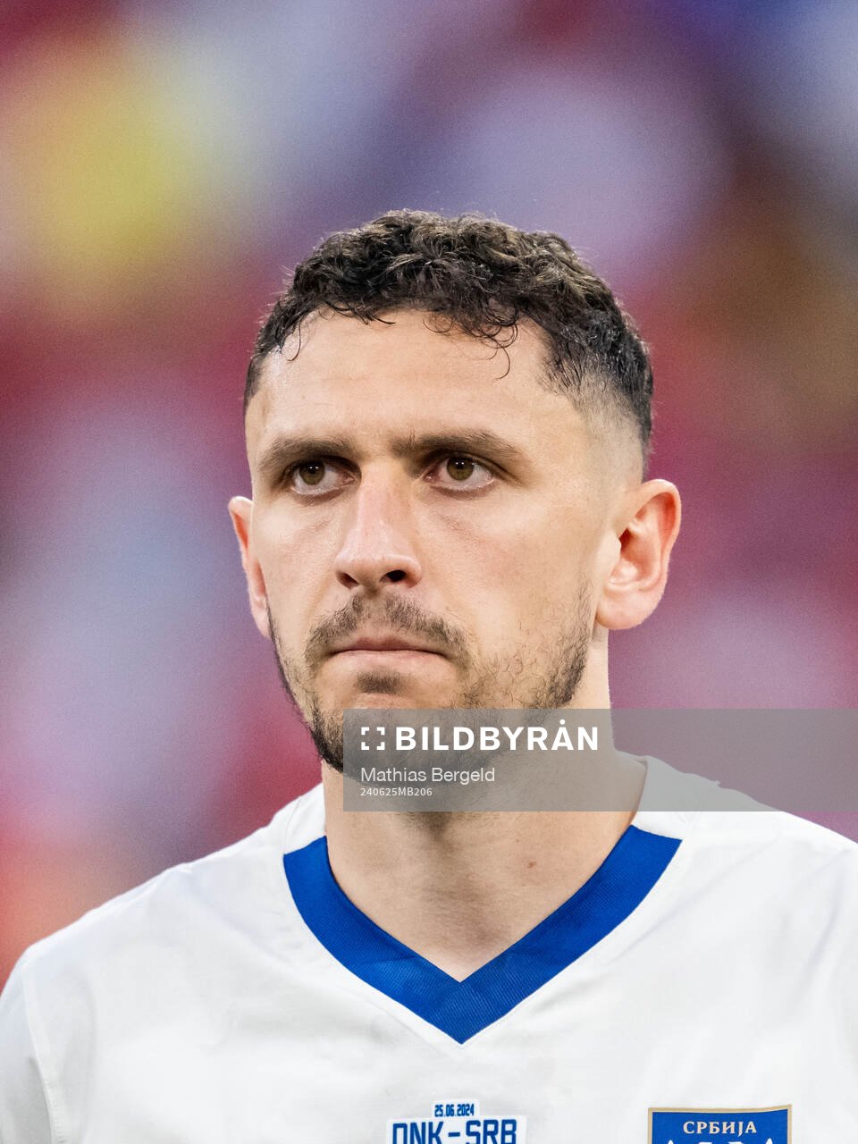 Milos Veljkovic of Serbia