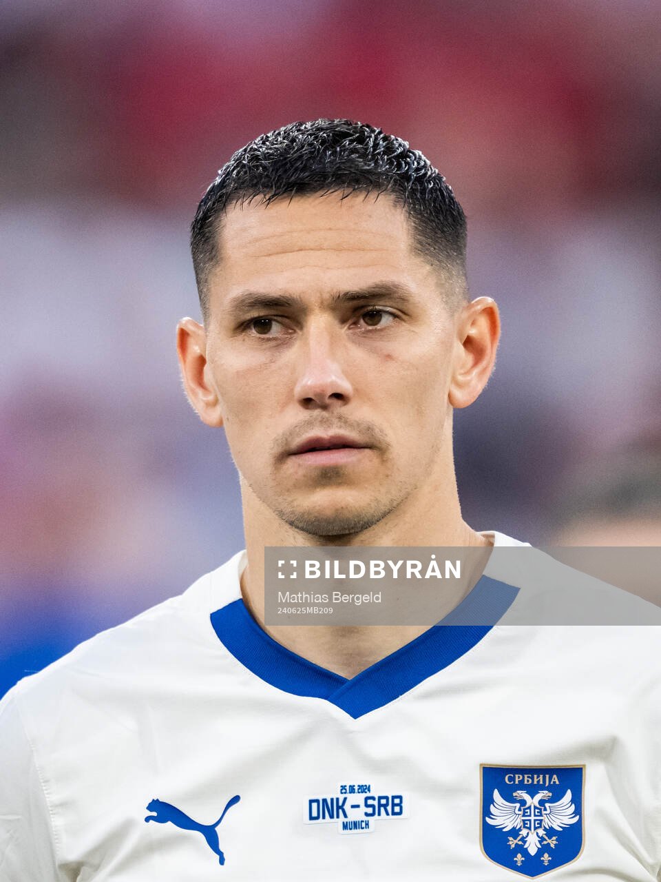Sasa Lukic of Serbia