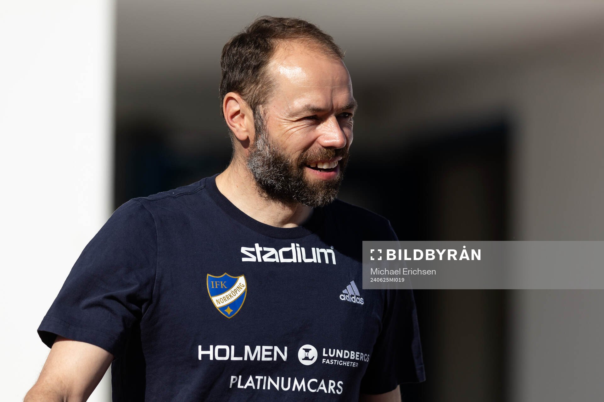 IFK Norrköpings tränare Andreas Alm innan