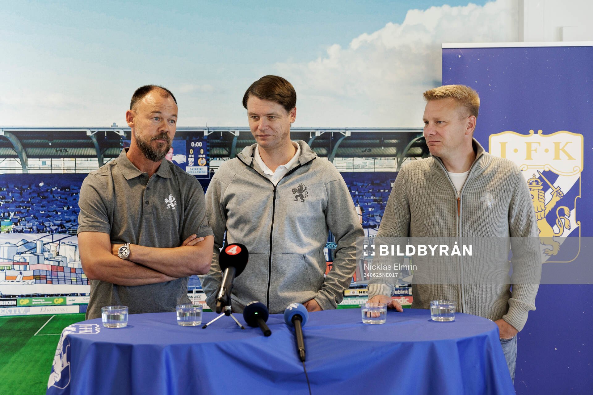 Joachim Björklund, assisterande tränare, Ola Larsson,