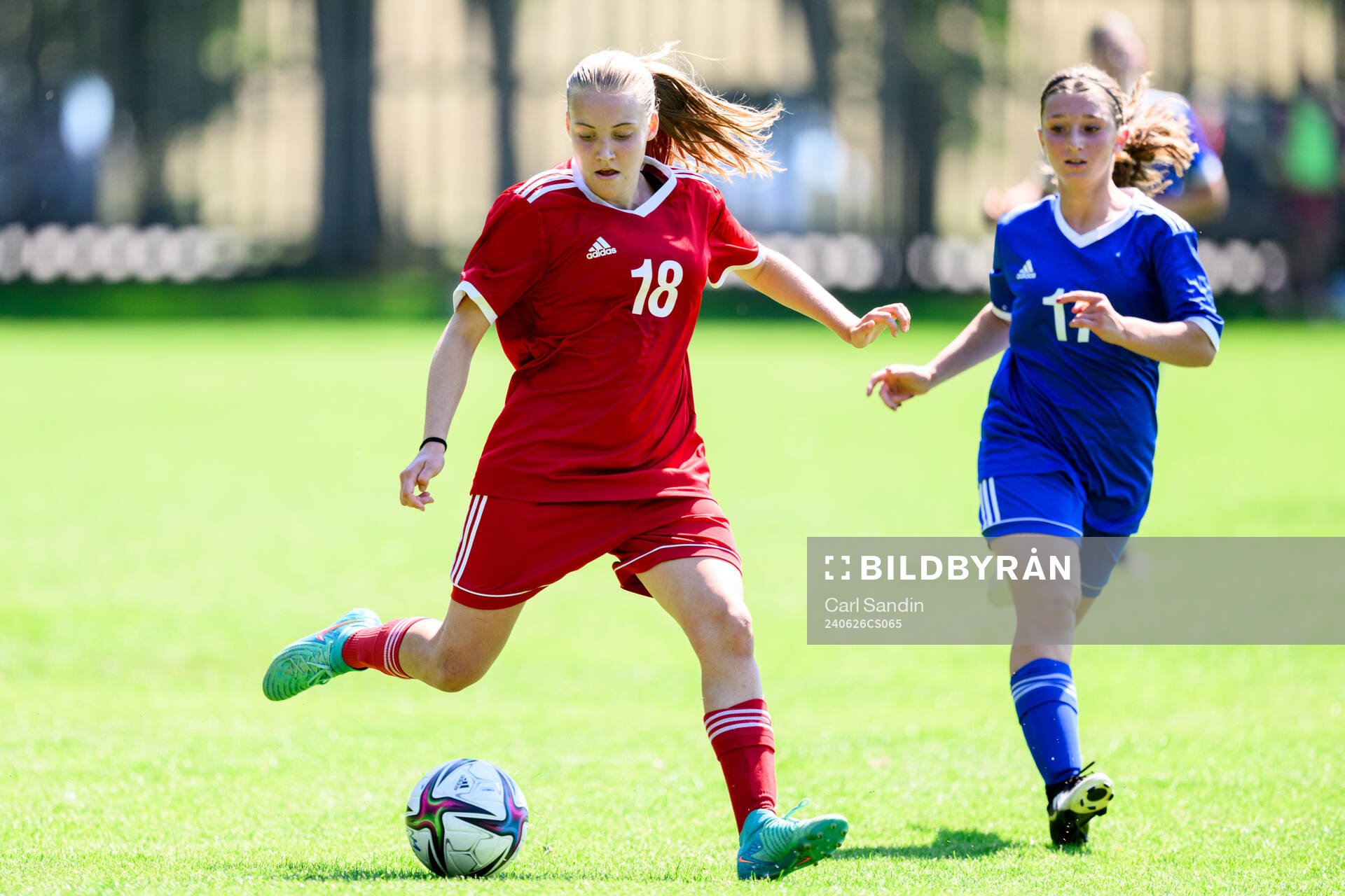 Nora Sundqvist, Hammarby IF FF och Audrina Lajthiza,