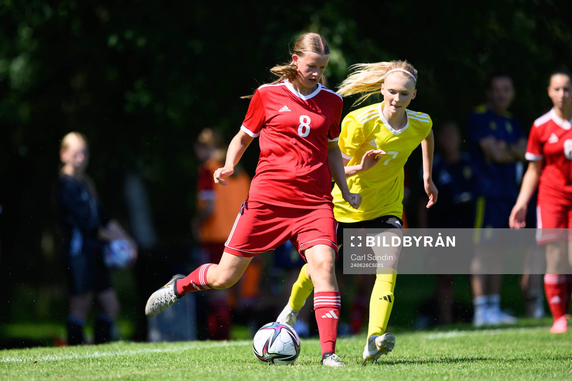 Astrid Sillén, IK Uppsala Fotboll och Alice Elb,
