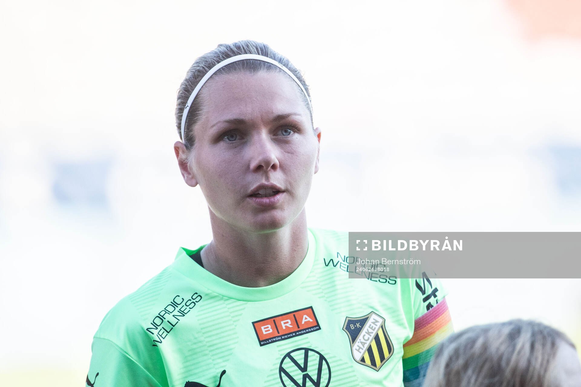 Häckens målvakt Jennifer Falk