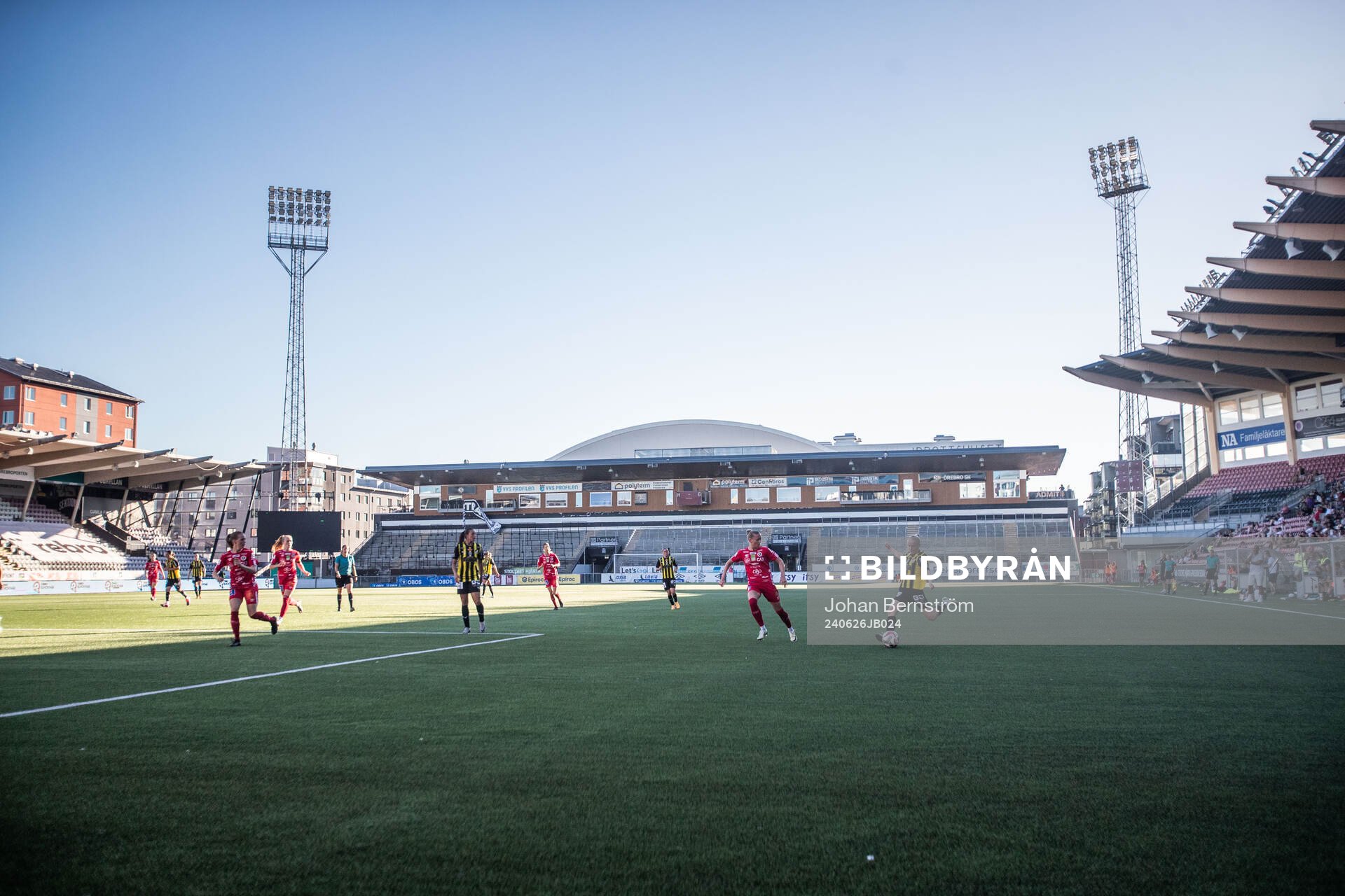 Generell vy över Behrn Arena