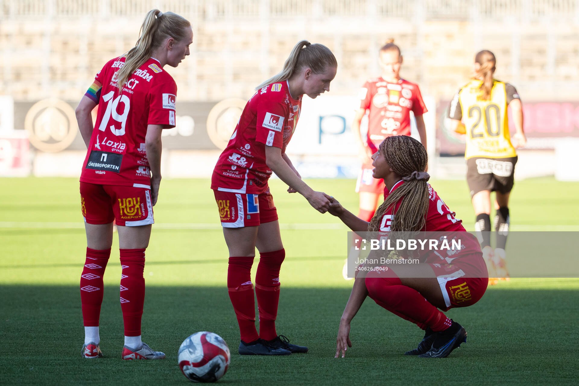 KIF Örebros Minea Lassas, Beatrice Gärds och Ashley