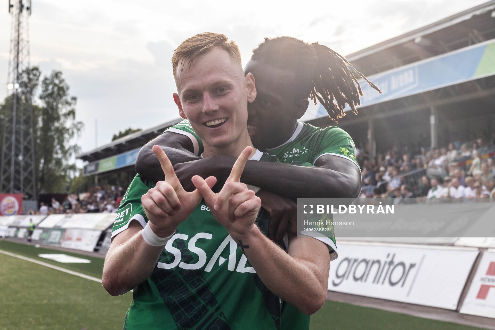 Brages Henry Sletsjøe jublar