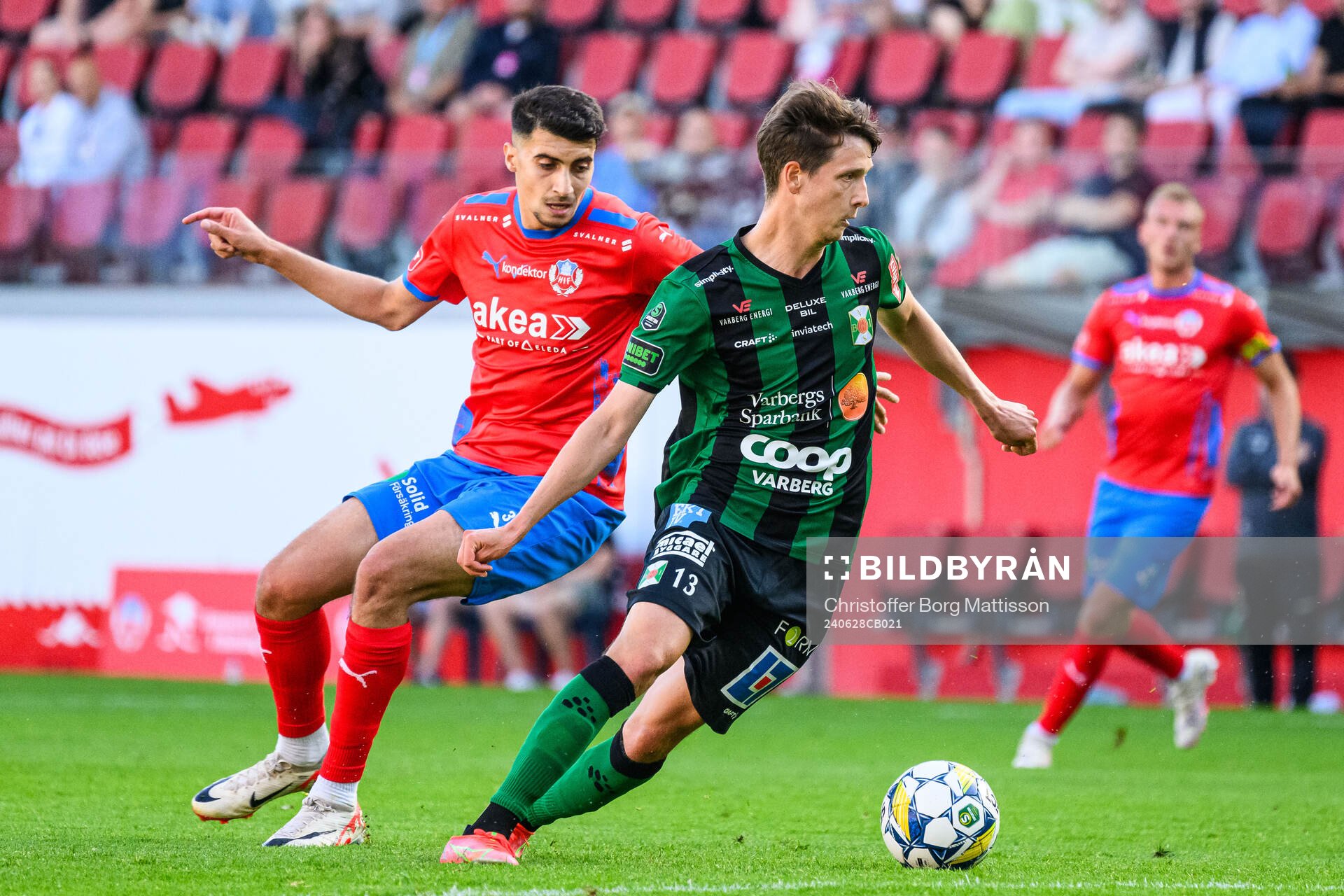 Helsingborgs Amar Muhsin och Varbergs Olle Edlund