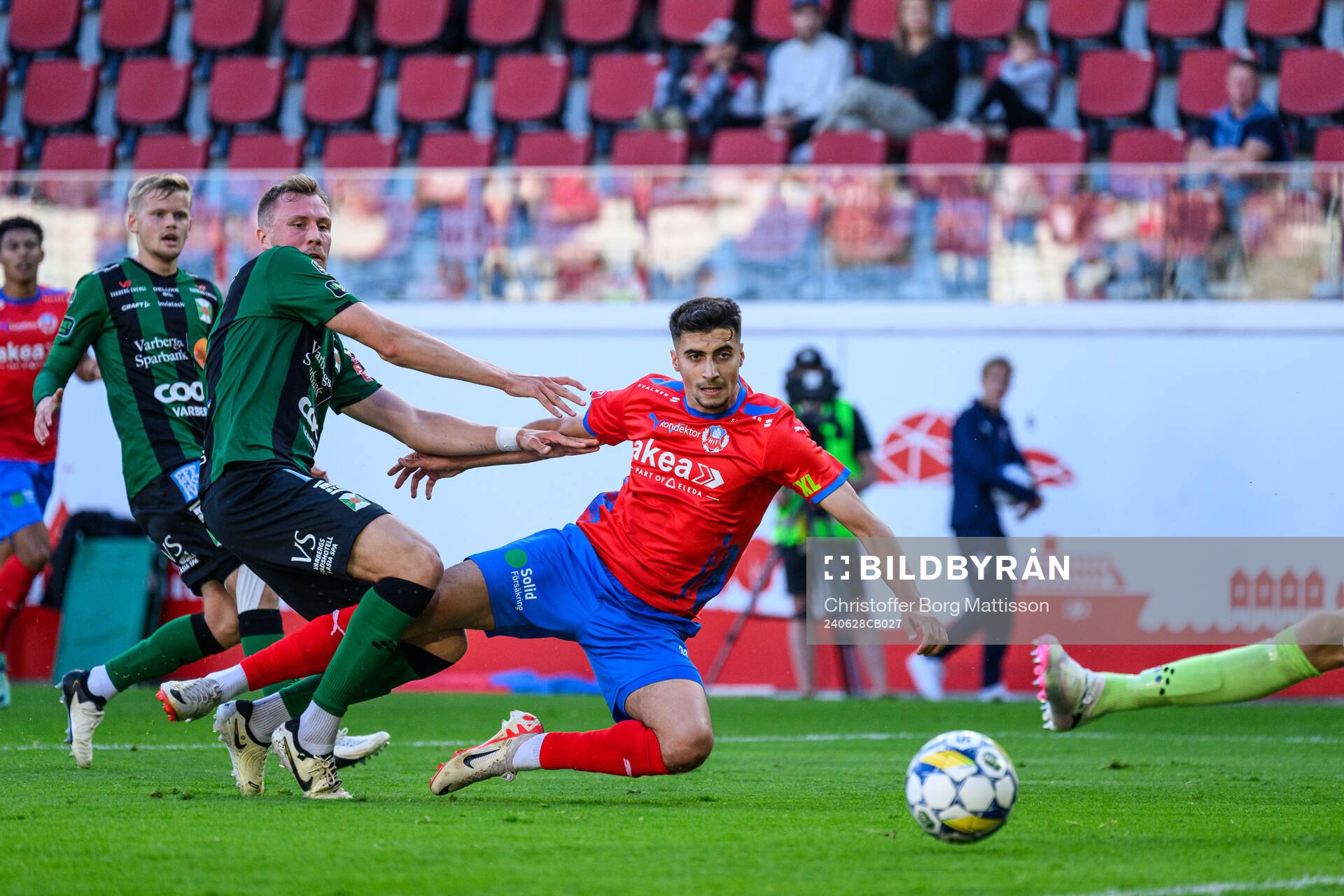 Varbergs Leo Frigell Jansson och Niklas Dahlström och