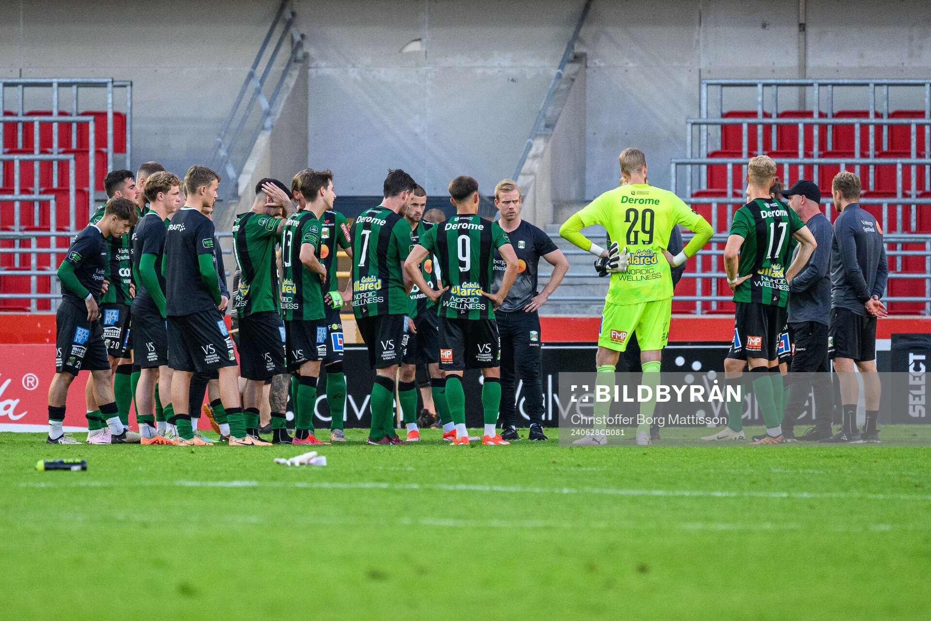 Varbergs spelare deppar