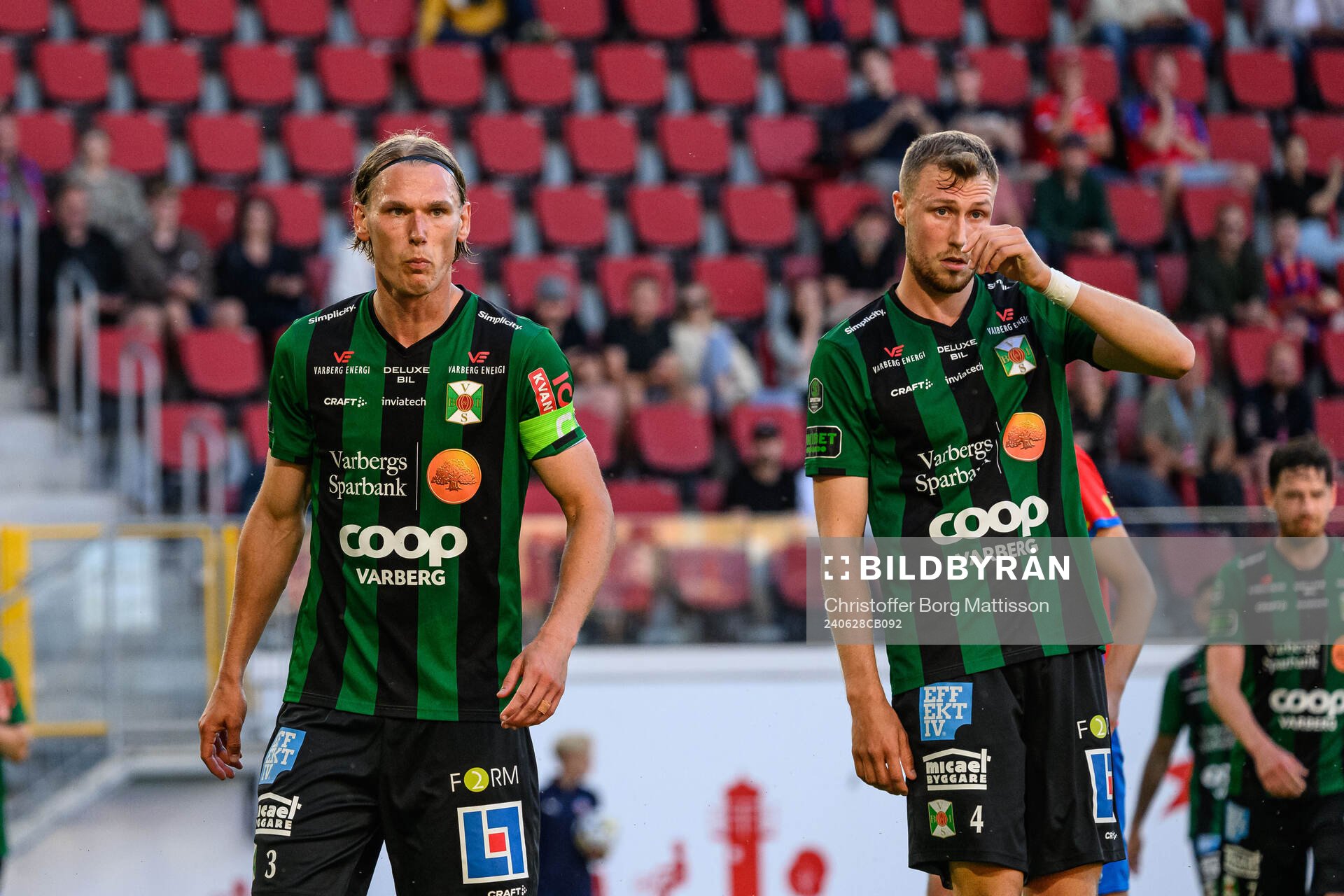 Varbergs Hampus Zackrisson och Niklas Dahlström deppar