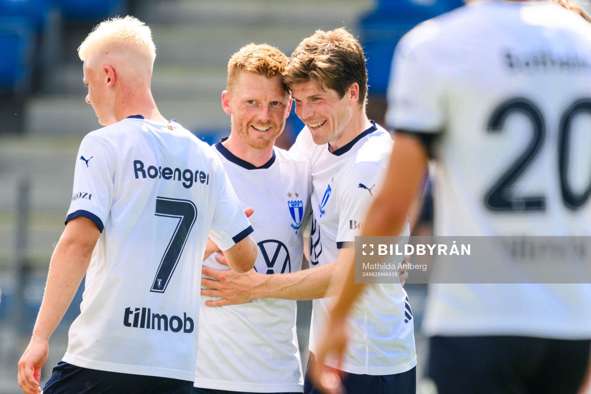 Malmö FFs Anders Christiansen och Oliver Berg jublar