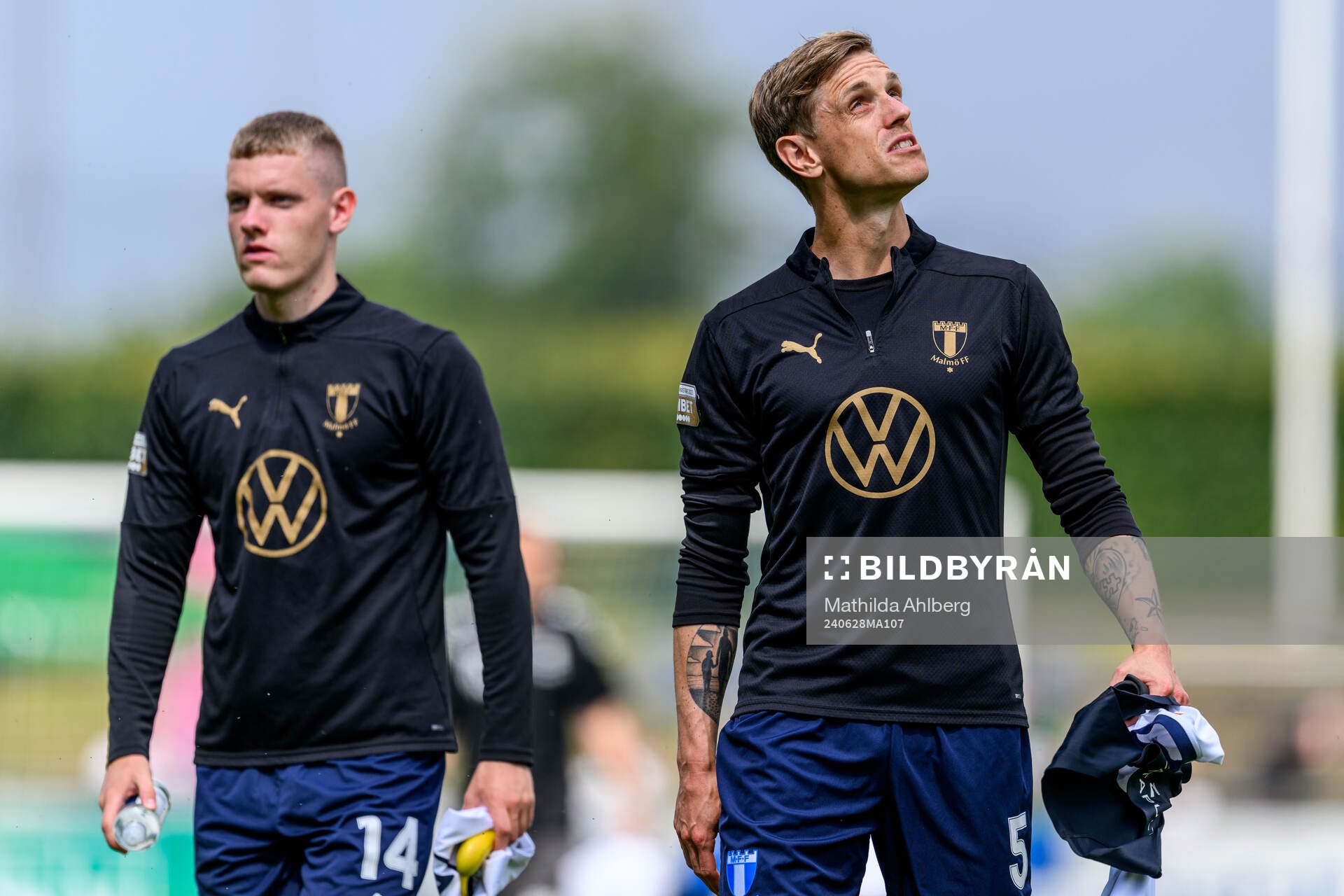 Malmö FFs Sebastian Vinther Jørgensen och Søren Rieks