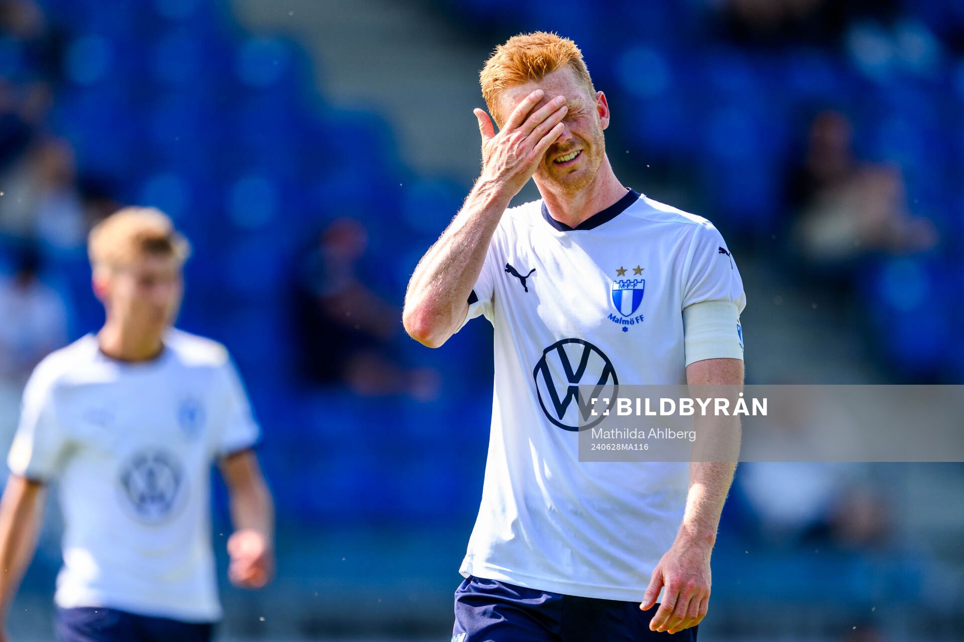 Malmö FFs Anders Christiansen deppar